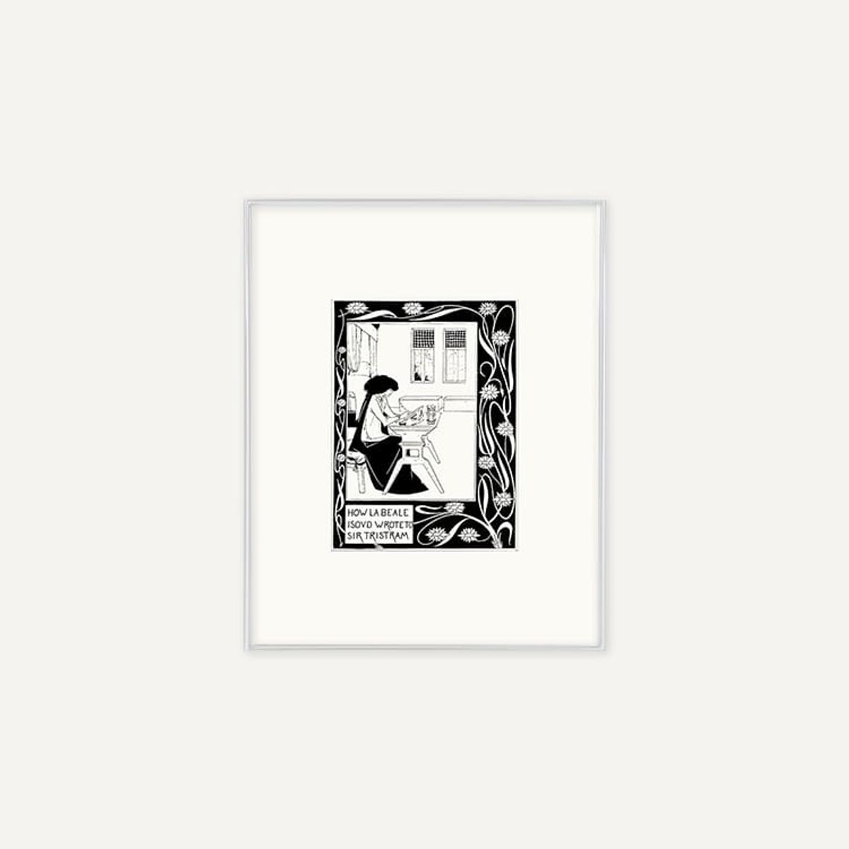 그릿시즌(GREET SEASON) 오드리 비어즐리 How La Beale Isoud Wrote to Sir Tristram (액자 포함)