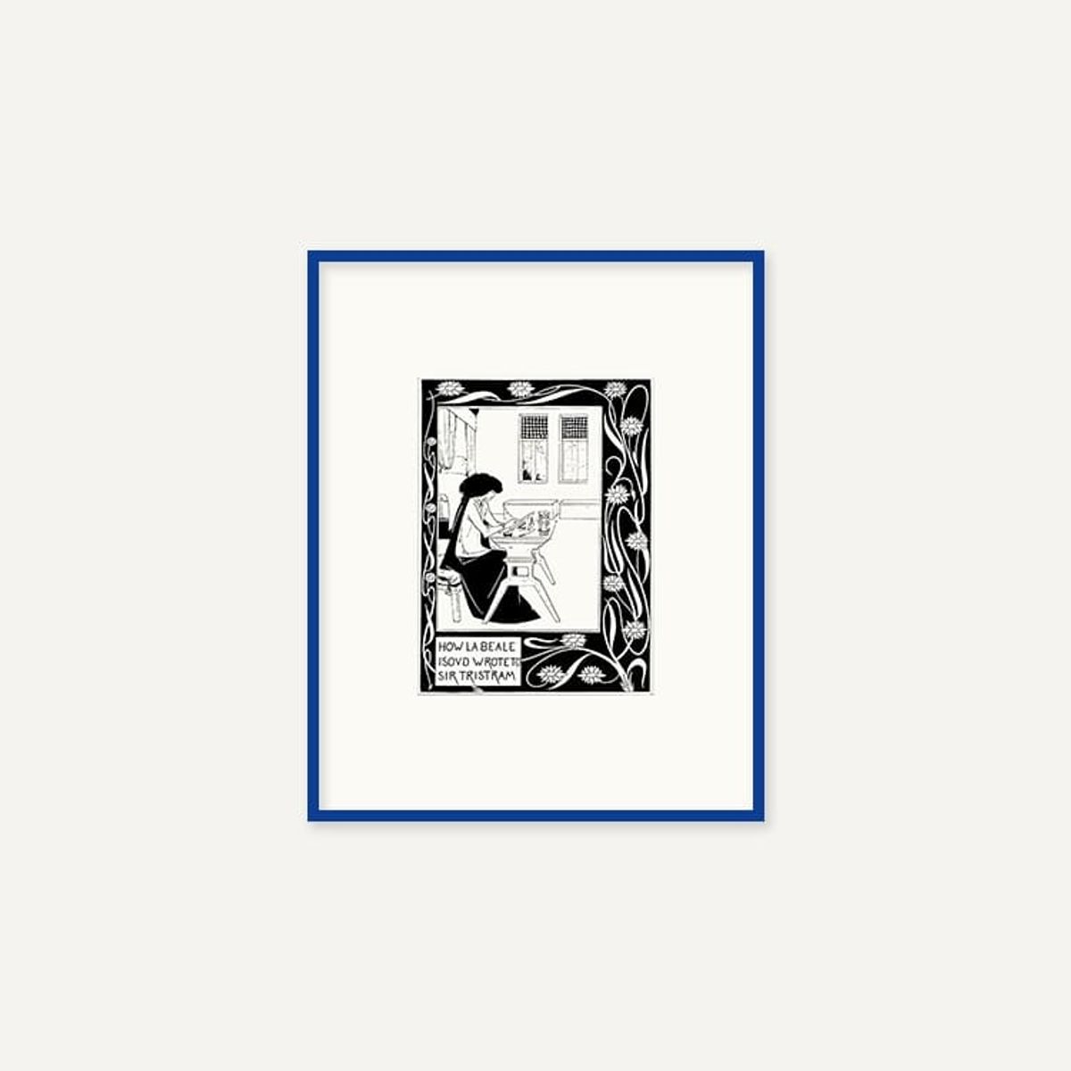 그릿시즌(GREET SEASON) 오드리 비어즐리 How La Beale Isoud Wrote to Sir Tristram (액자 포함)