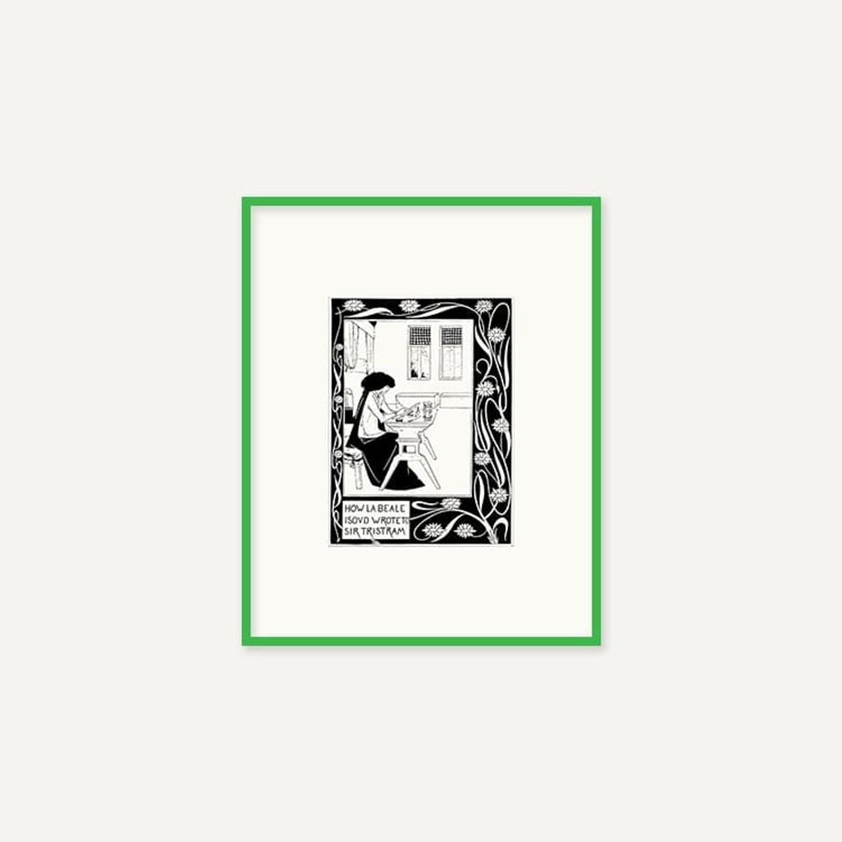 그릿시즌(GREET SEASON) 오드리 비어즐리 How La Beale Isoud Wrote to Sir Tristram (액자 포함)