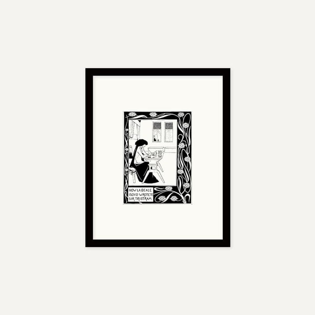 그릿시즌(GREET SEASON) 오드리 비어즐리 How La Beale Isoud Wrote to Sir Tristram (액자 포함)