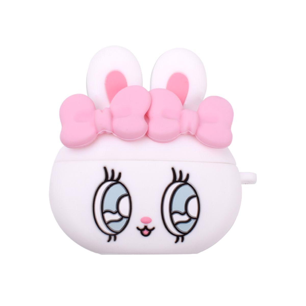 애스더버니(ESTHERBUNNY) 토끼 실리콘 에어팟 프로 프로2세대 케이스 카라비너 포함