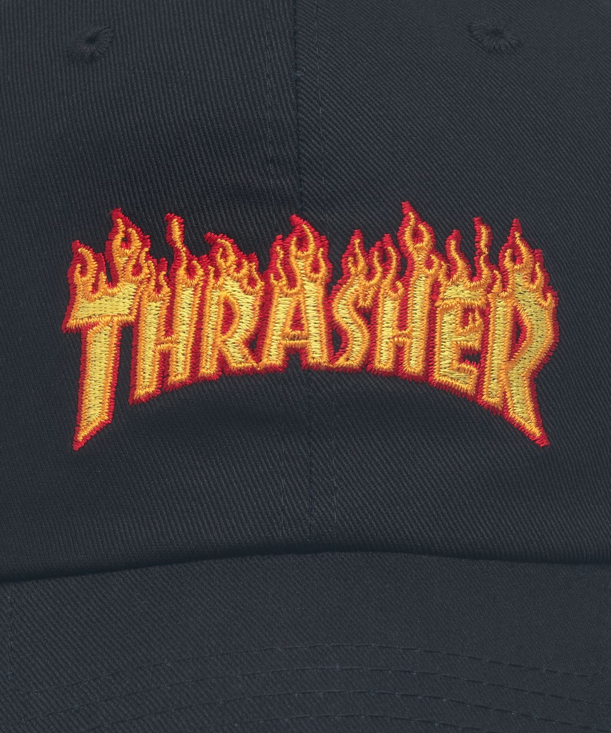 트레셔(THRASHER) 플레임 볼캡 블랙