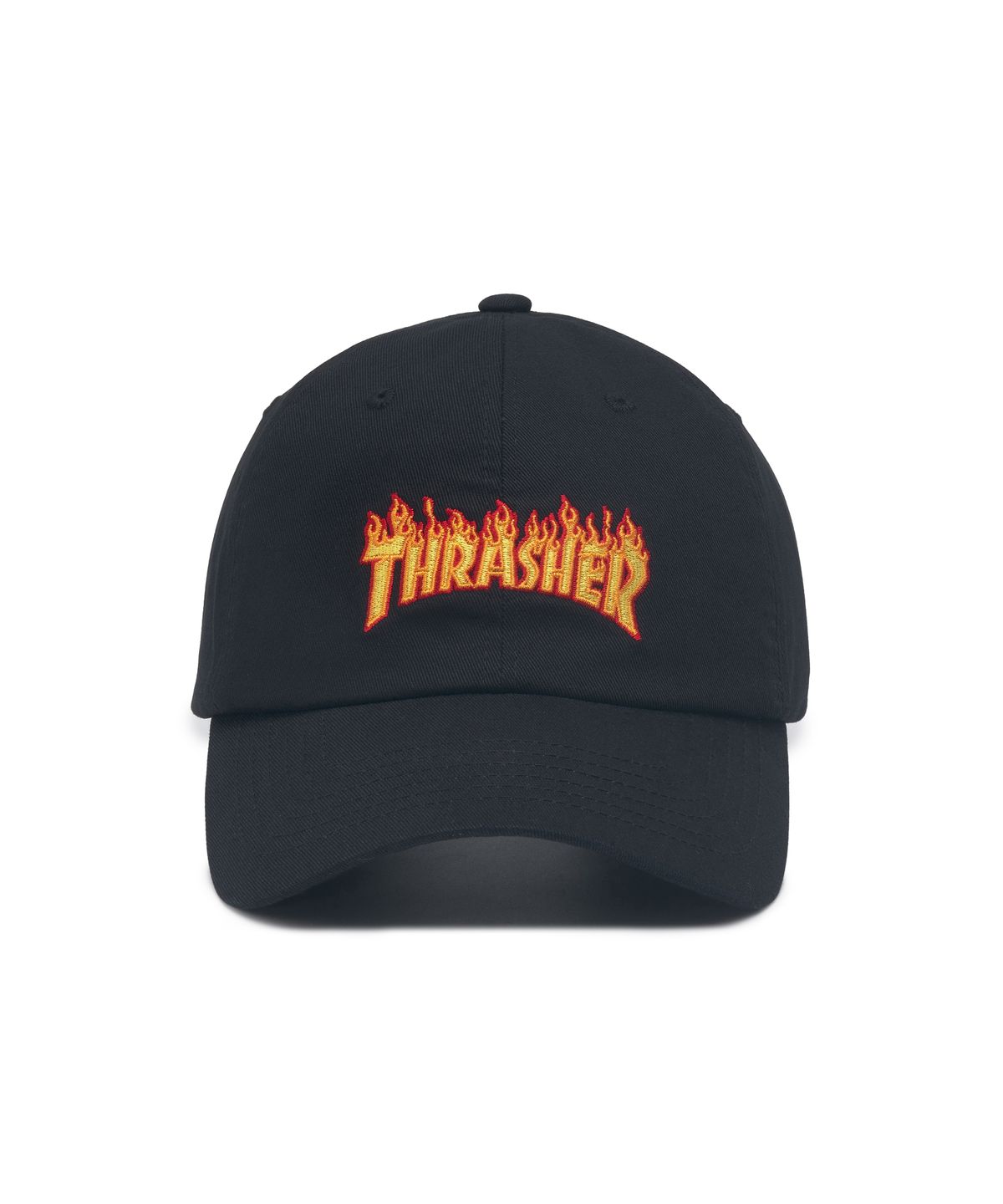 트레셔(THRASHER) 플레임 볼캡 블랙