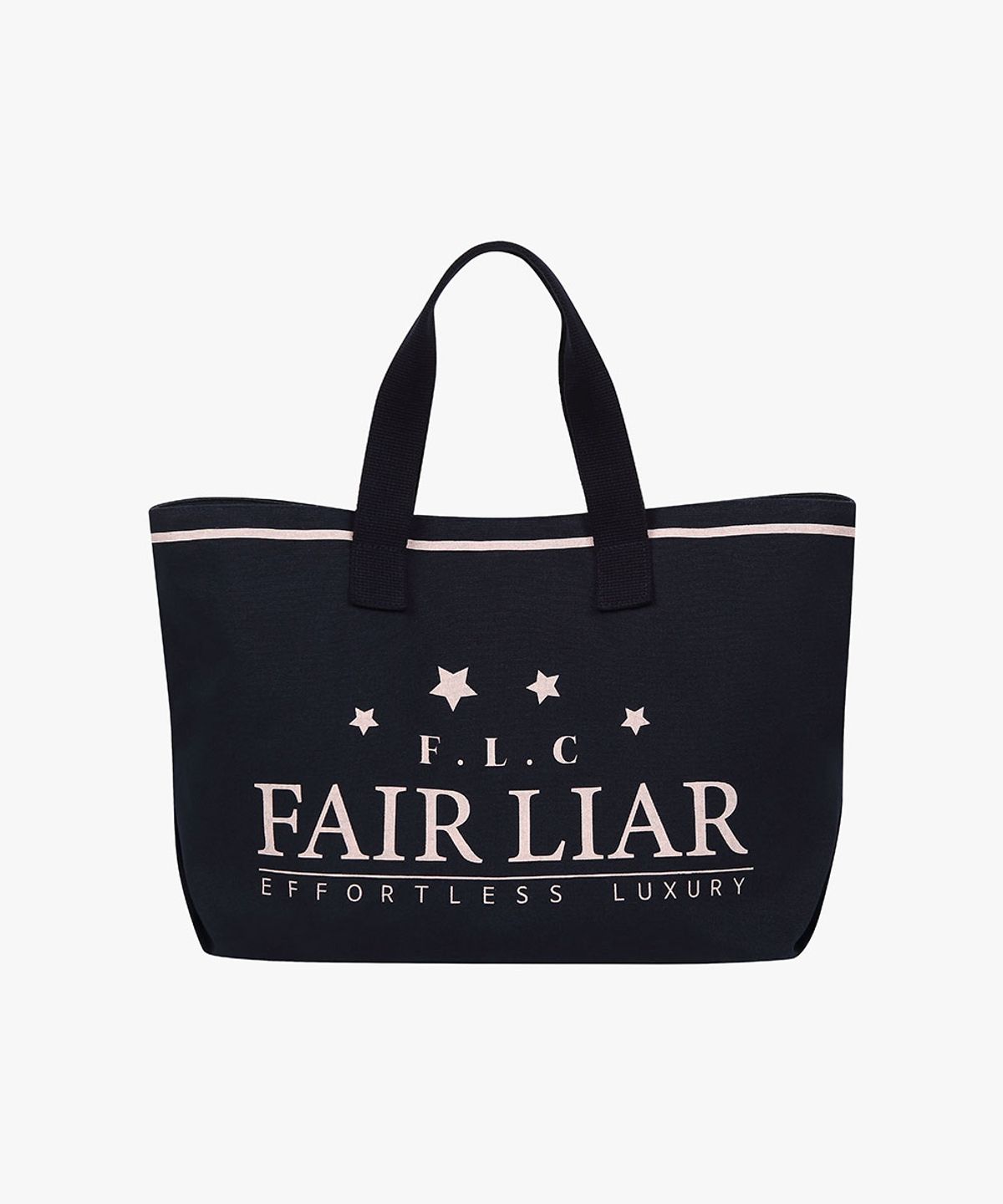 페어라이어 클럽(FAIRLIAR CLUB) Star Canvas Tote Bag_NAVY
