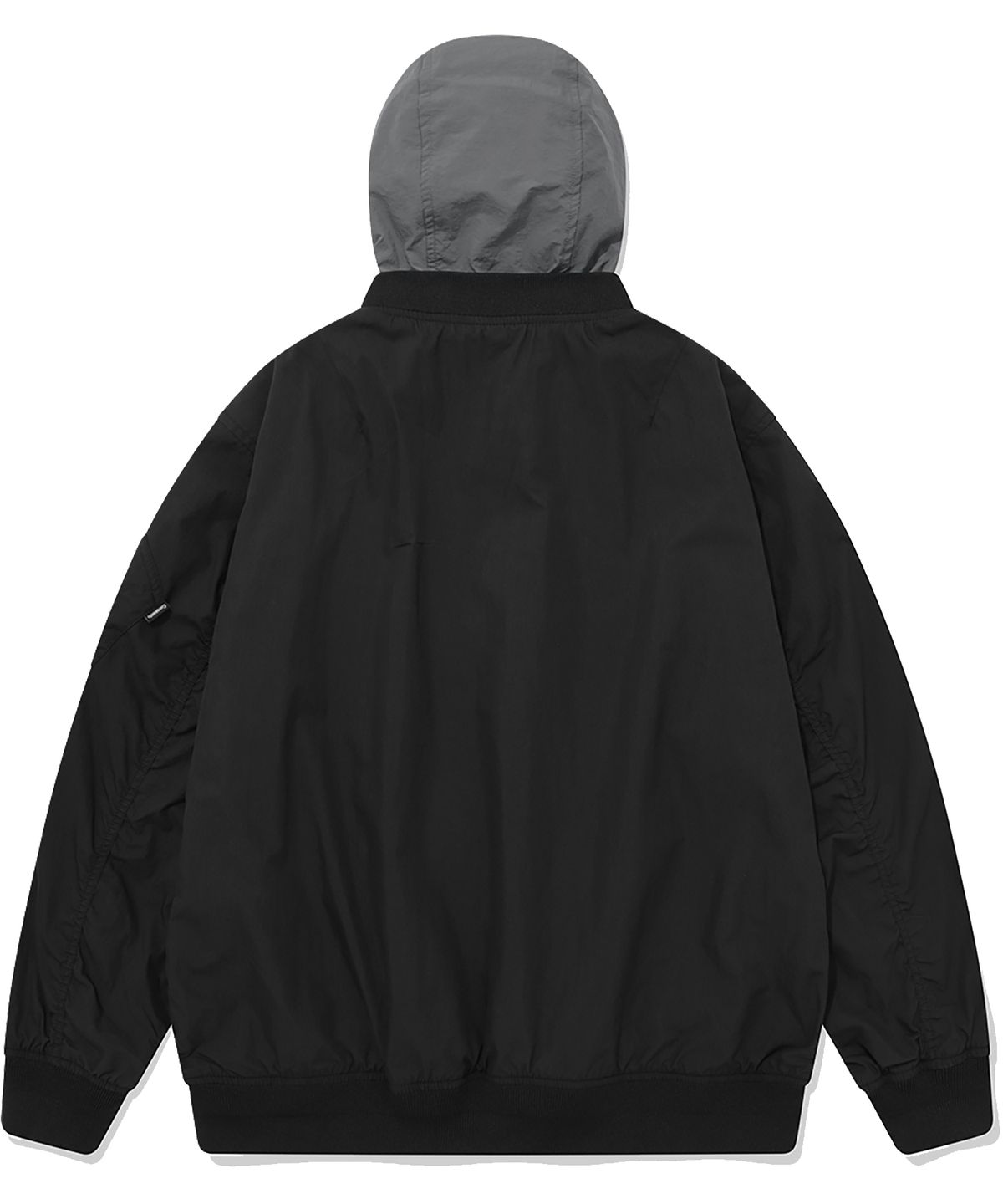 커버낫(COVERNAT) 후디 레이어드 MA-1 자켓 블랙