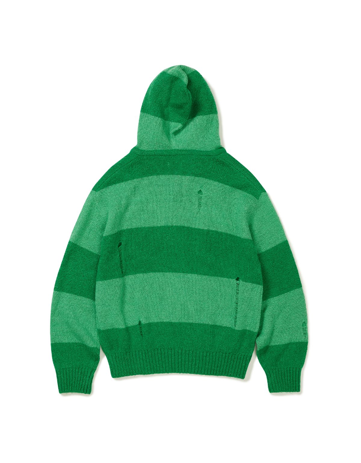 엠엠엘지(MMLG) DAMAGED RUGBY KNIT (GREEN)