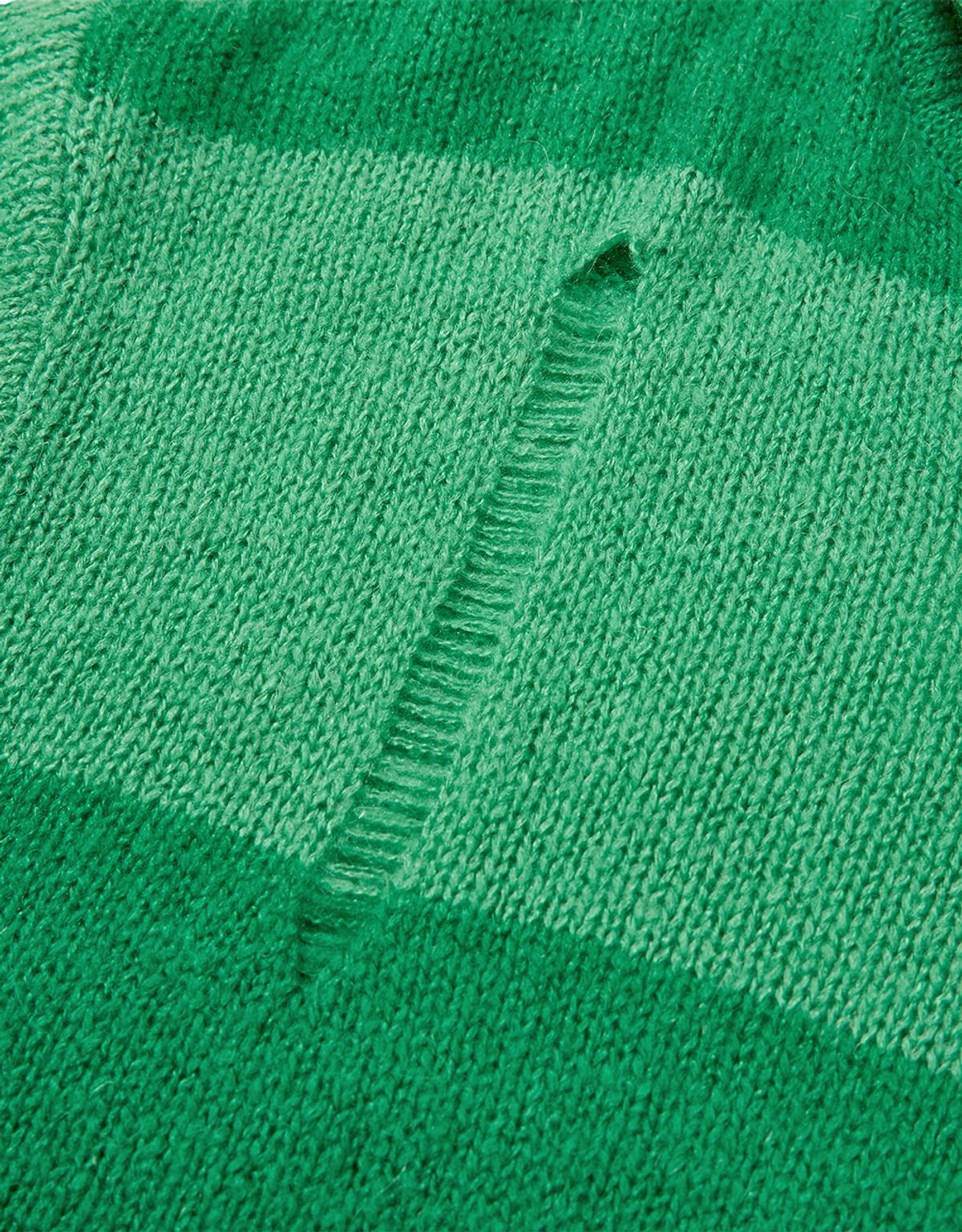 엠엠엘지(MMLG) DAMAGED RUGBY KNIT (GREEN)