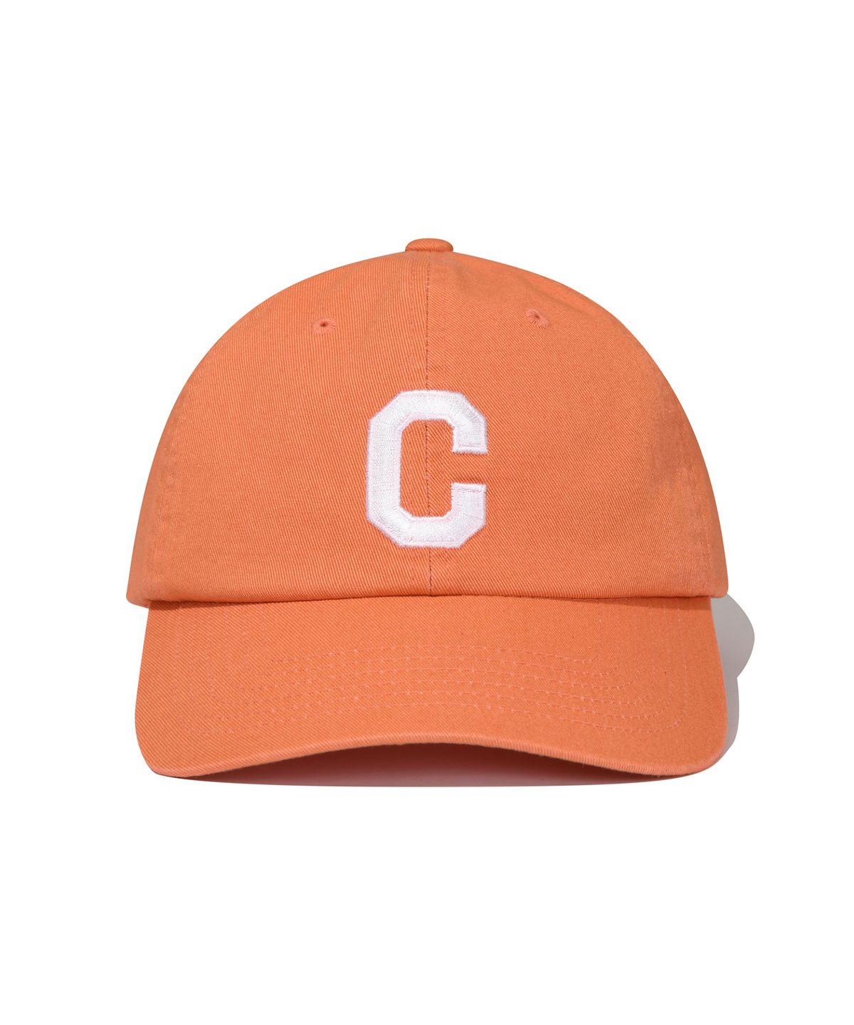 커버낫(COVERNAT) 코튼 C 로고 로우캡 피치