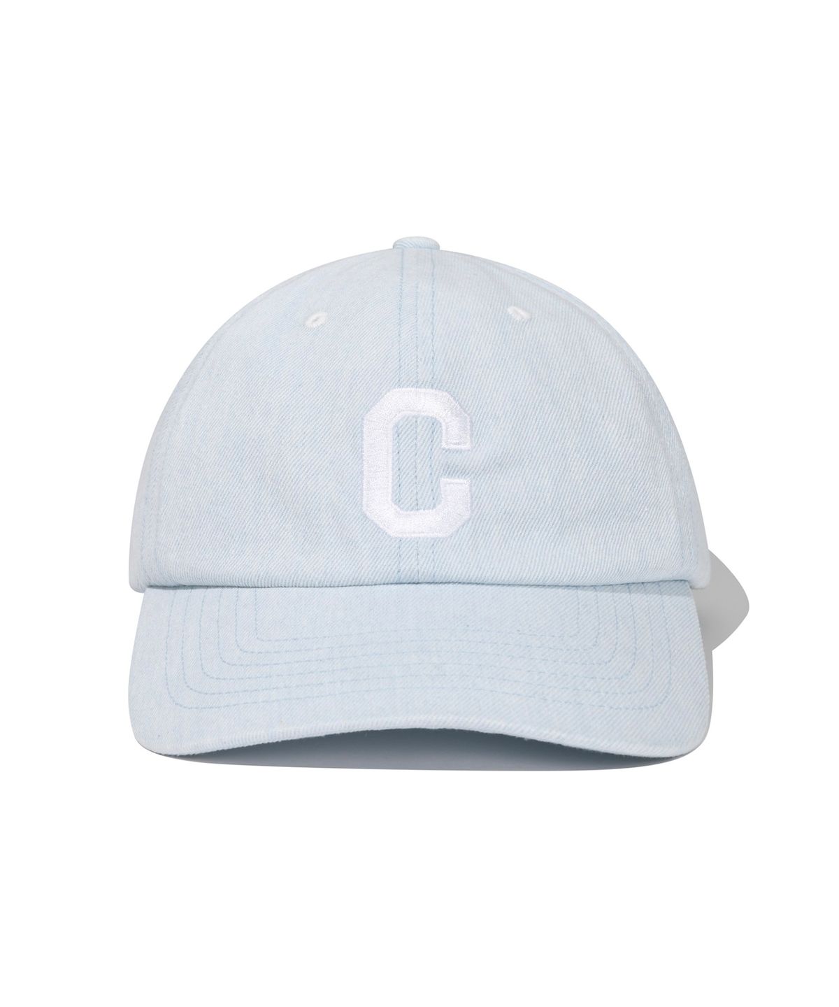 커버낫(COVERNAT) 데님 C 로고 로우캡 라이트 블루