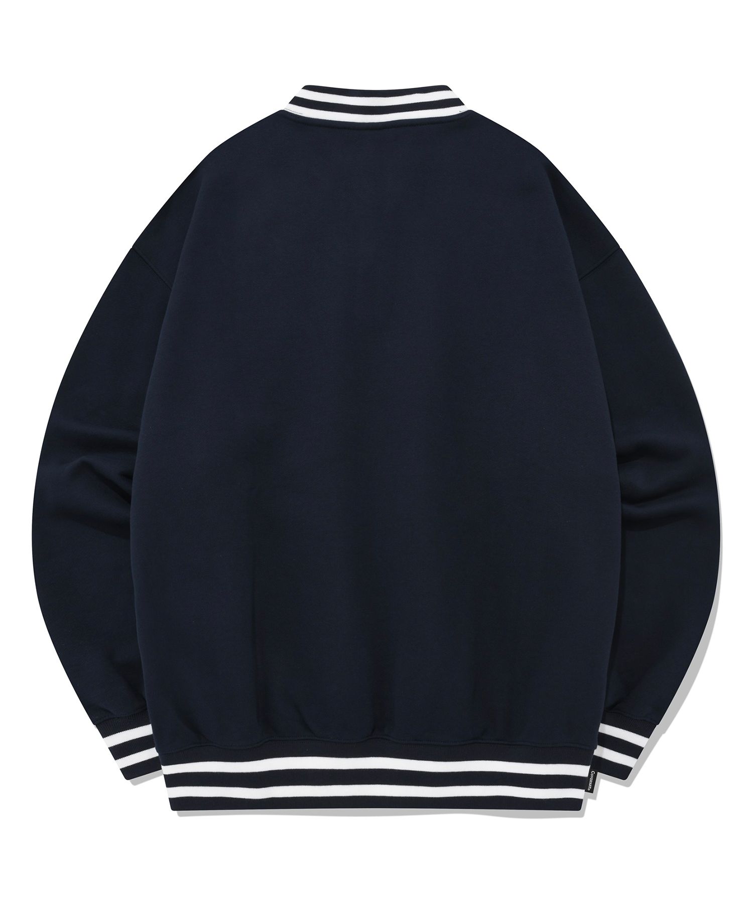 スウェット・トレーナー COVERNAT C Logo Overfit Varsity Man to Man Navy C Logo Sweatshirt Dark Navy - Covernat | 60% - Asian Fashion