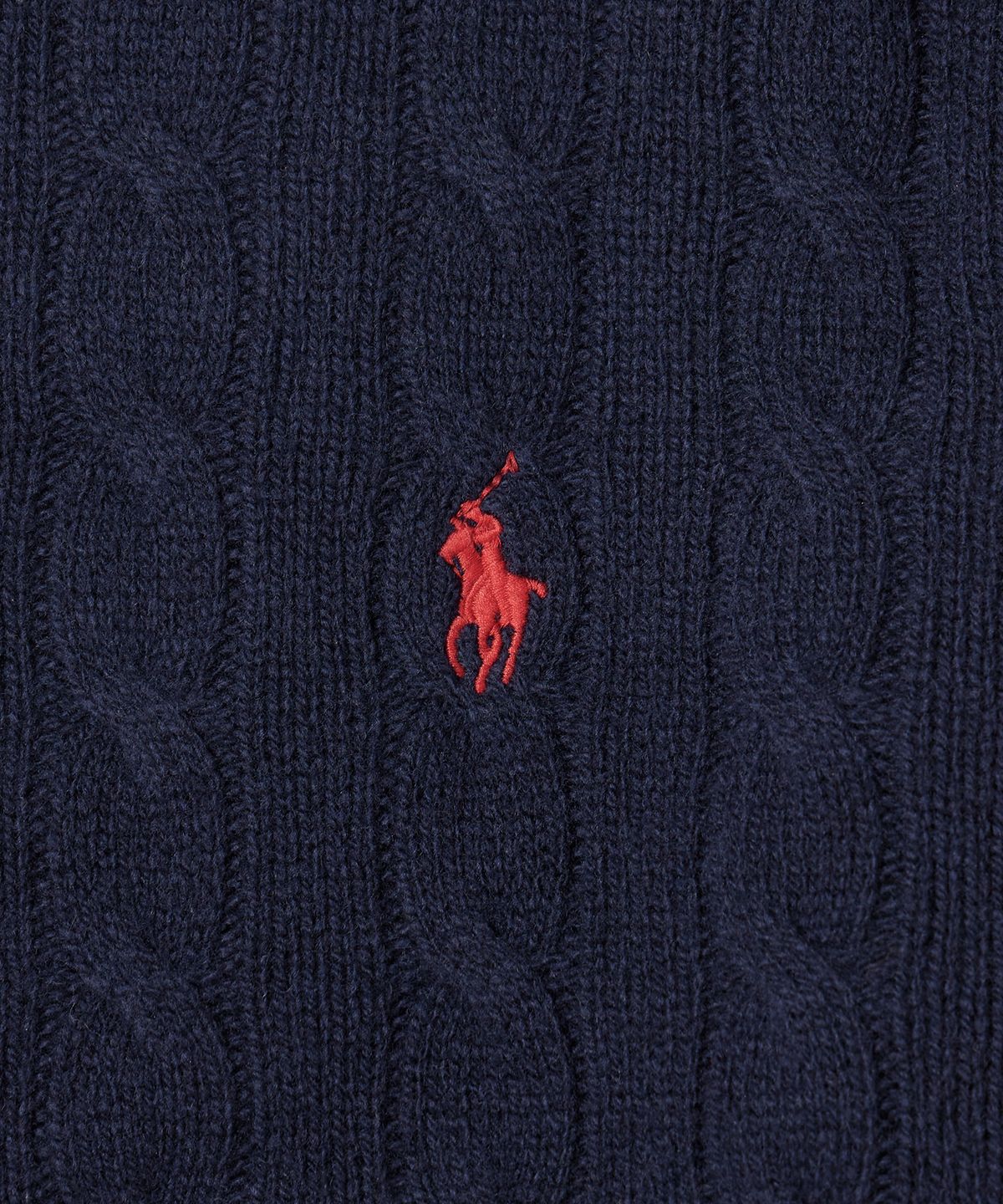 폴로 랄프 로렌(POLO RALPH LAUREN) 케이블 니트 울 캐시미어 스웨터 - 블루
