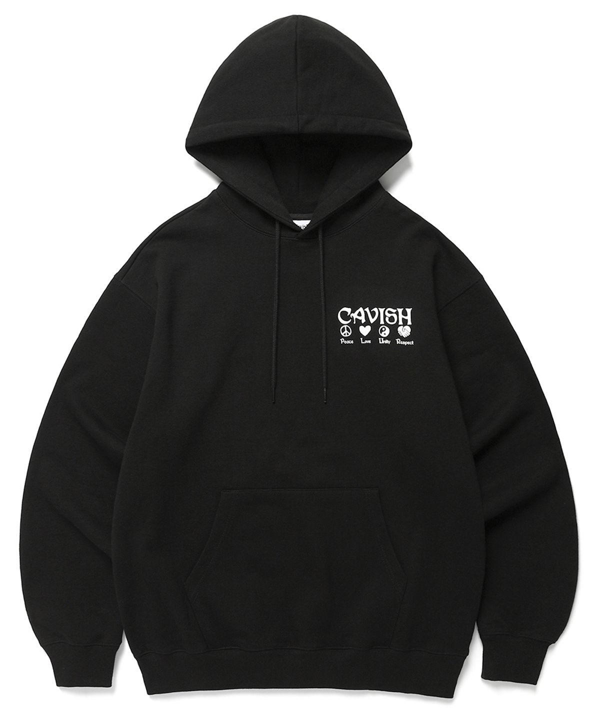 카비시(CAVISH) PLUR LOGO HOODIE BLACK(CV2BFUM402A)