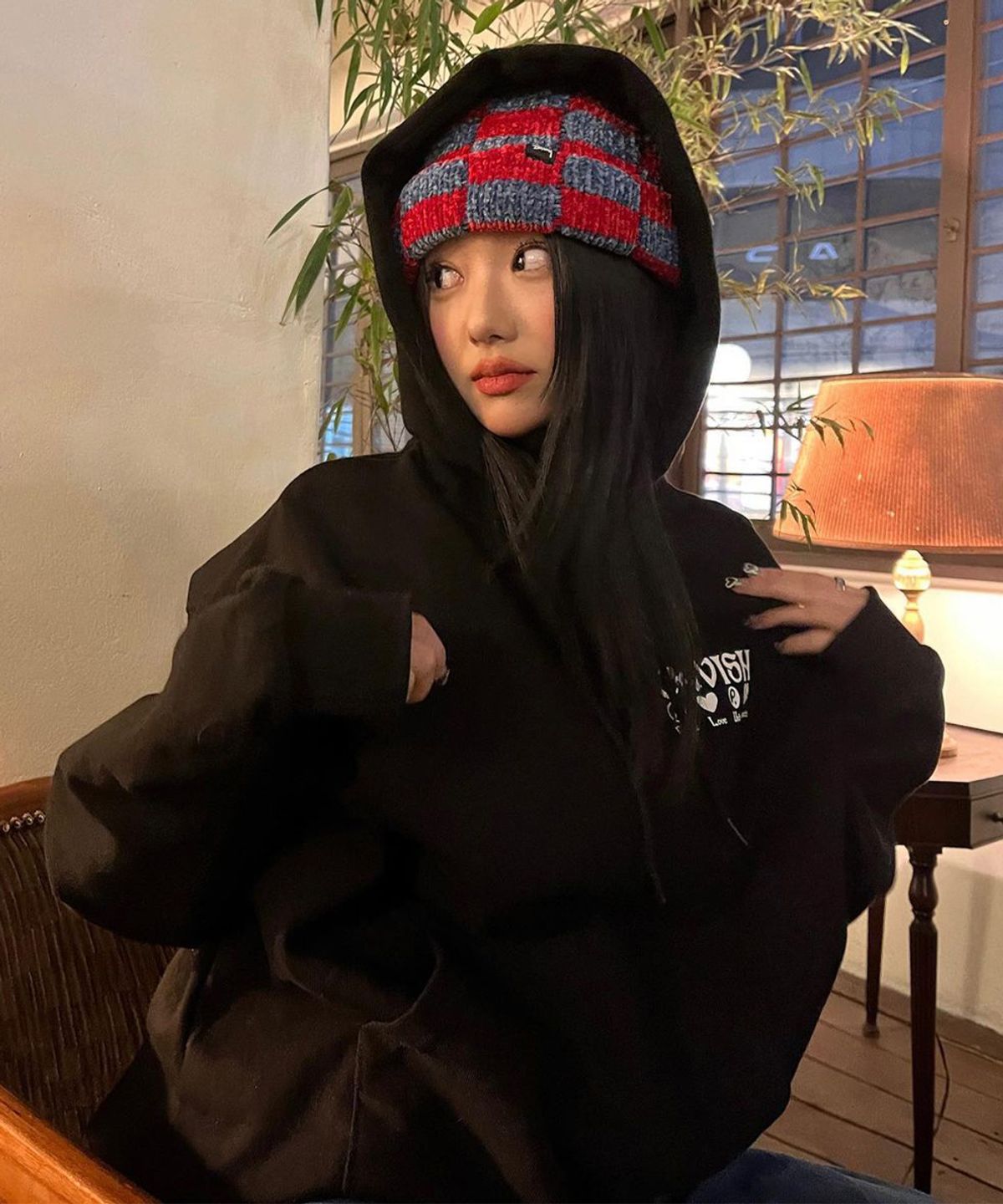카비시(CAVISH) PLUR LOGO HOODIE BLACK(CV2BFUM402A)