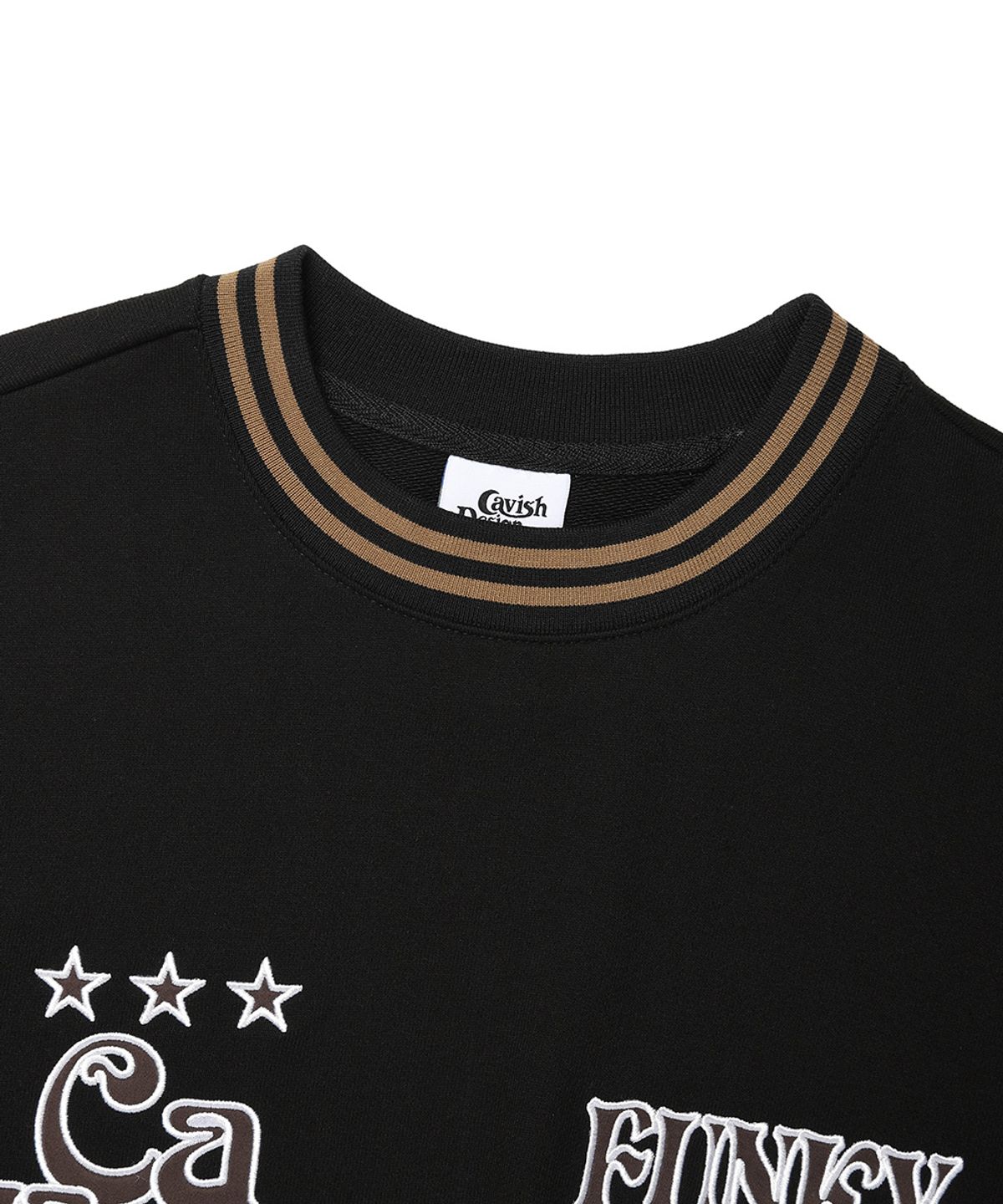 카비시(CAVISH) CDS FOOTBALL SWEATSHIRT BLACK(CV2DSUM461A)