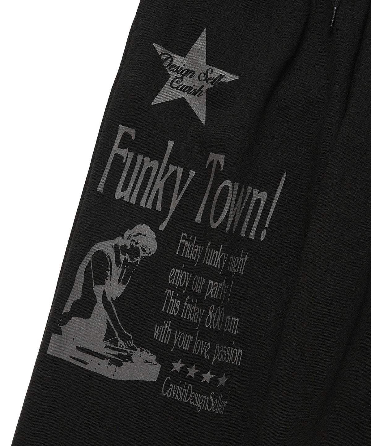 카비시(CAVISH) PICTORIAL SWEATPANTS BLACK(CV2DSUPA02A)