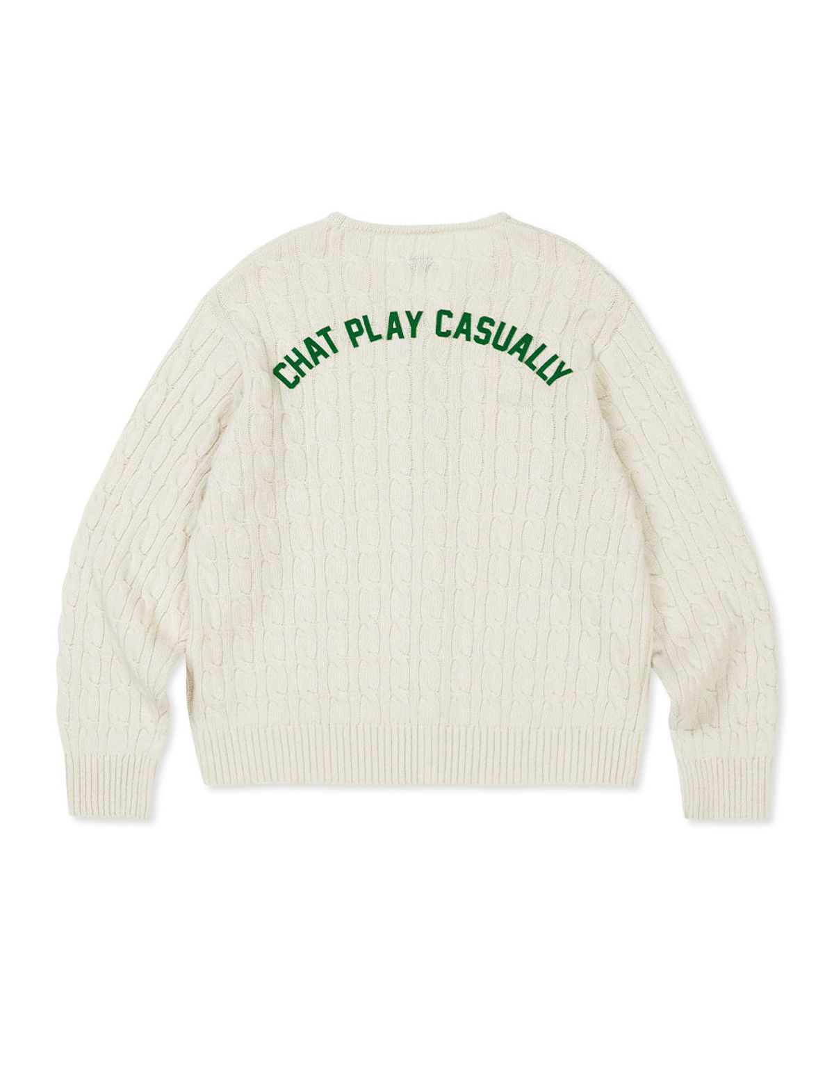 엠엠엘지(MMLG) [Mmlg] CPC CABLE CARDIGAN (IVORY)