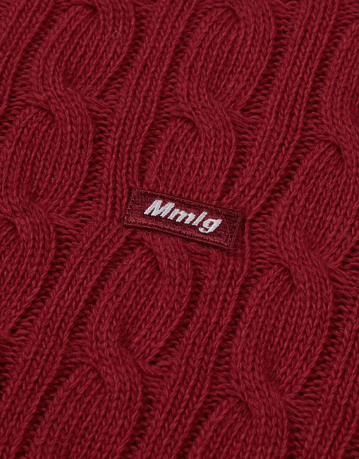 엠엠엘지(MMLG) [Mmlg] CPC CABLE CARDIGAN (RED)
