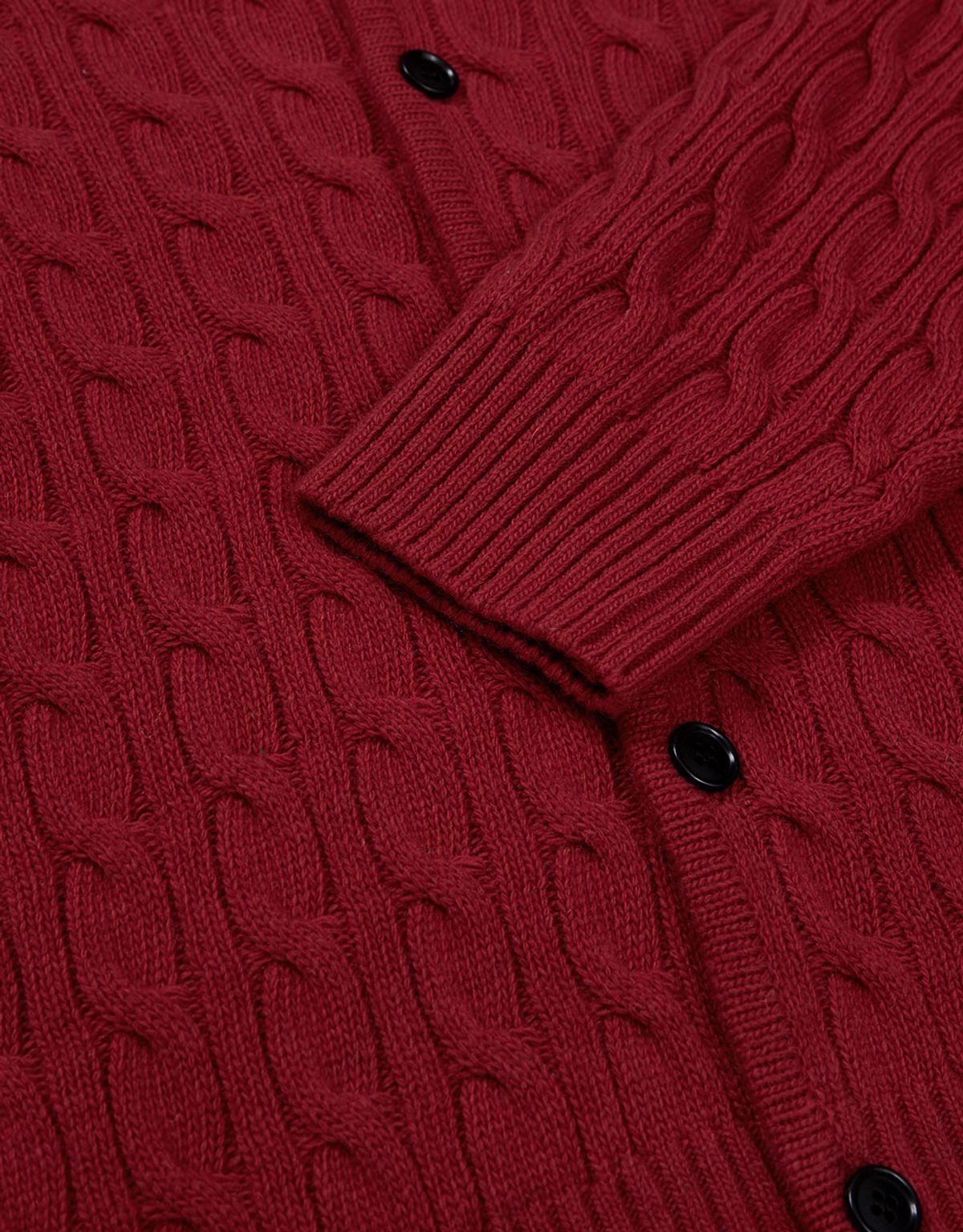 엠엠엘지(MMLG) [Mmlg] CPC CABLE CARDIGAN (RED)