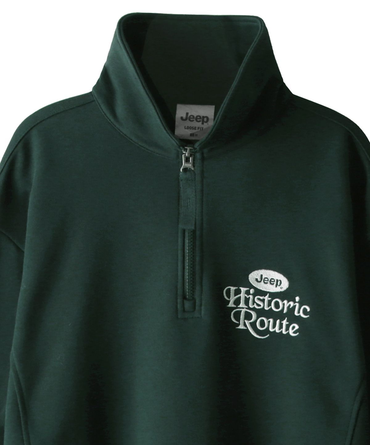지프(JEEP) A1 Basic Women Half Zip-Up Sweat (JO5TSF831GN)