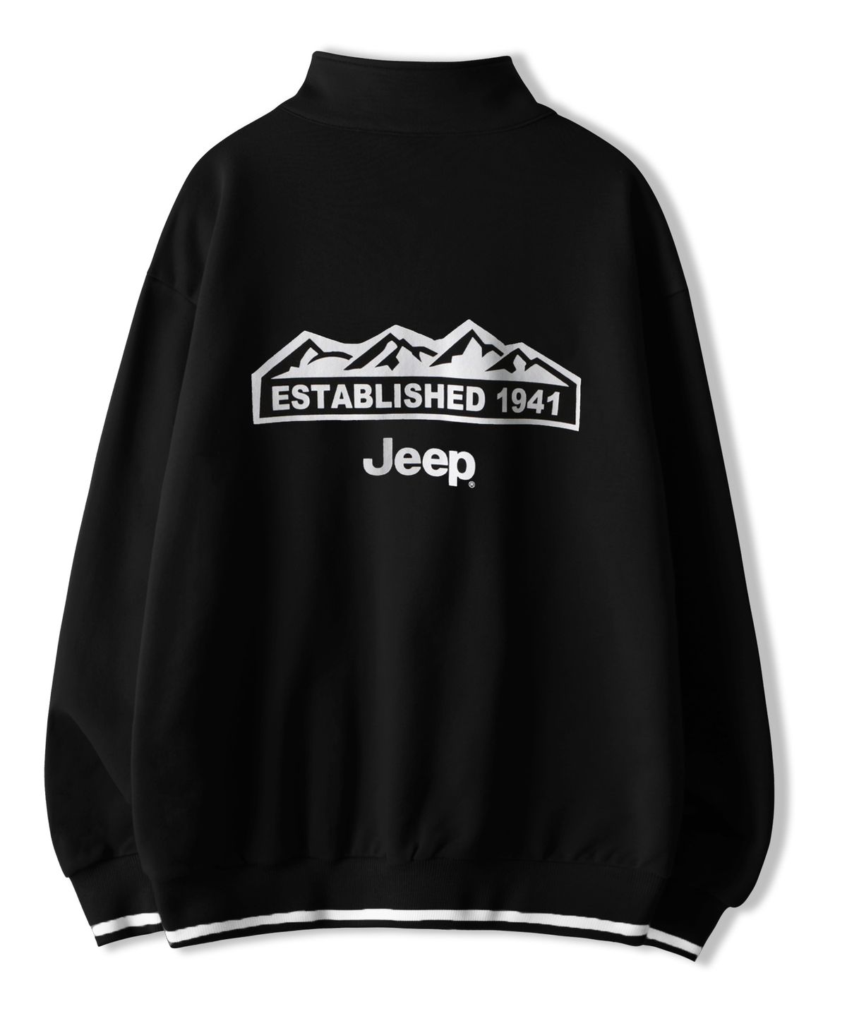 지프(JEEP) A1 YOKO Half Zip-Up Sweat (JO5TSU834BK)