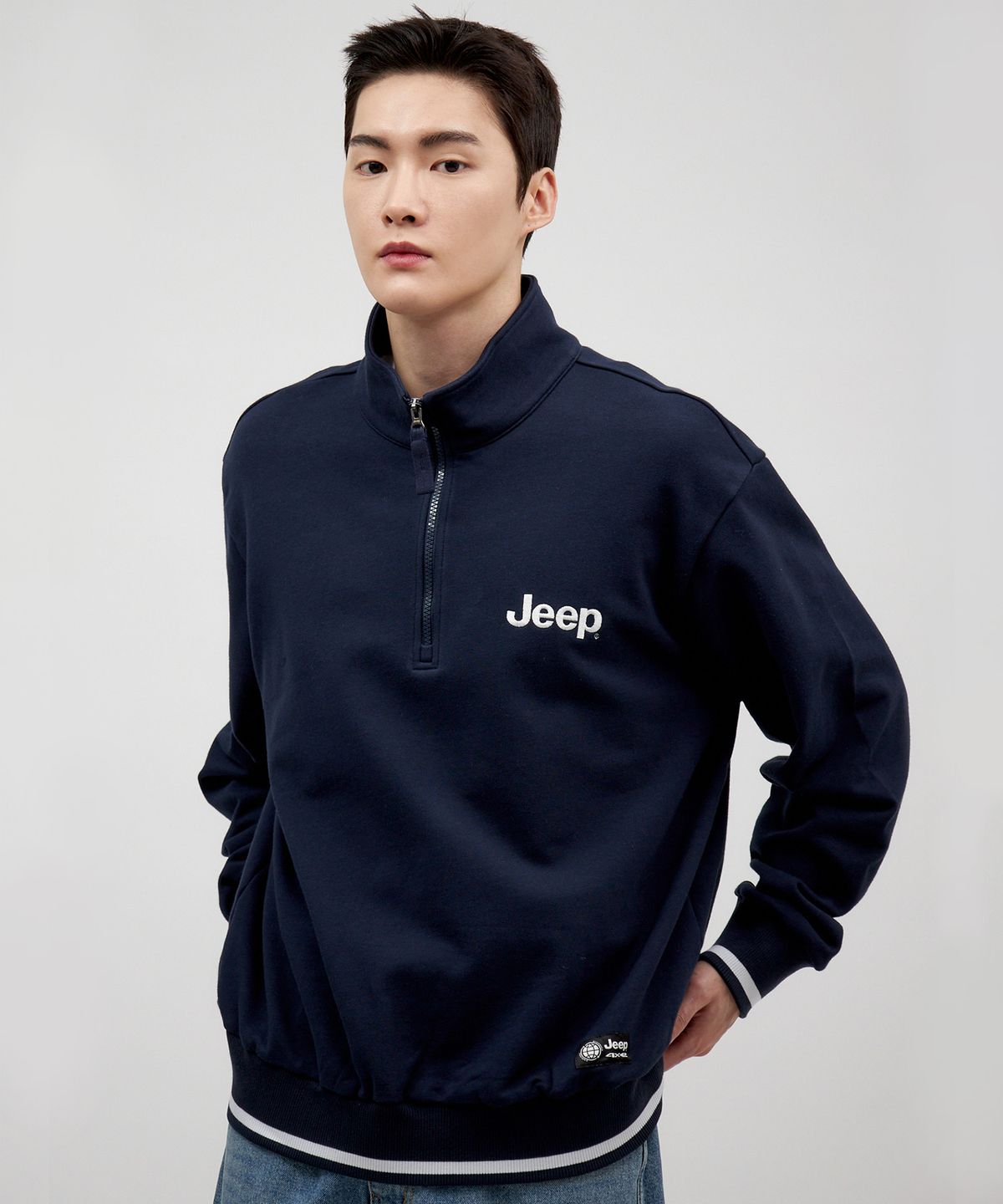 지프(JEEP) A1 YOKO Half Zip-Up Sweat (JO5TSU834NA)