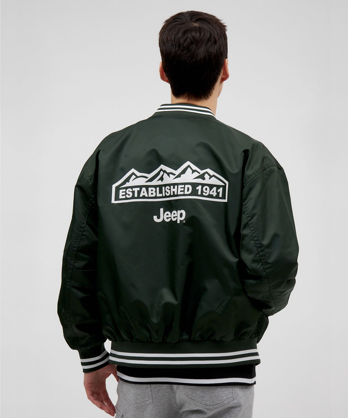 지프(JEEP) A1 YOKO Stadium Jacket (JO5JPU201GN)