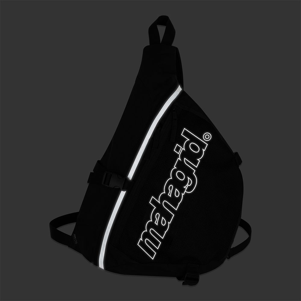 【mahagrid】23SS★ REFLECTIVE LOGO SLING BAG REFLECTIVE LOGO SLING BAG - mahagrid | 60% - Asian Fashion