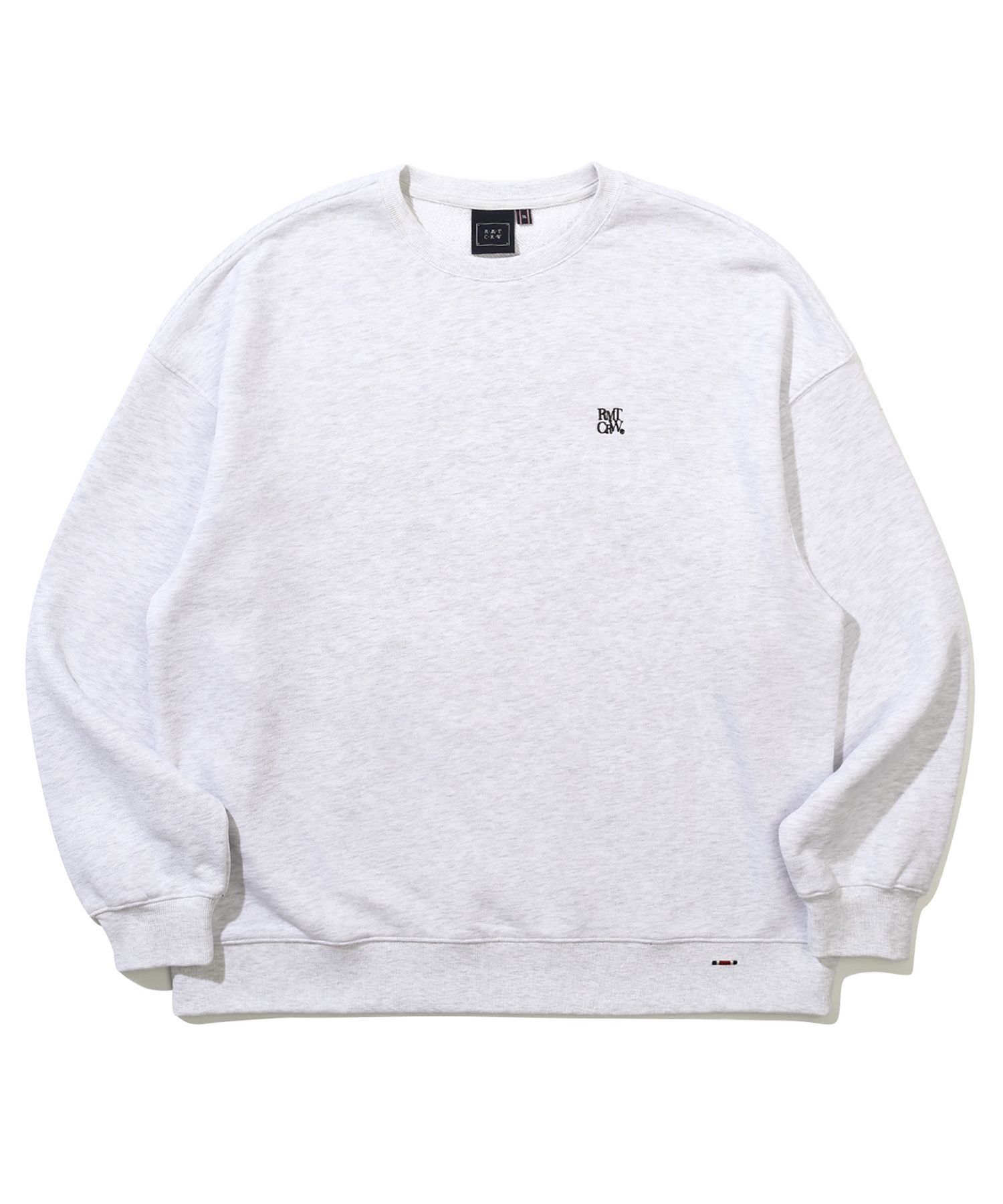 MUSINSA | ROMANTIC CROWN RMTCRW label sweatshirt_light gray