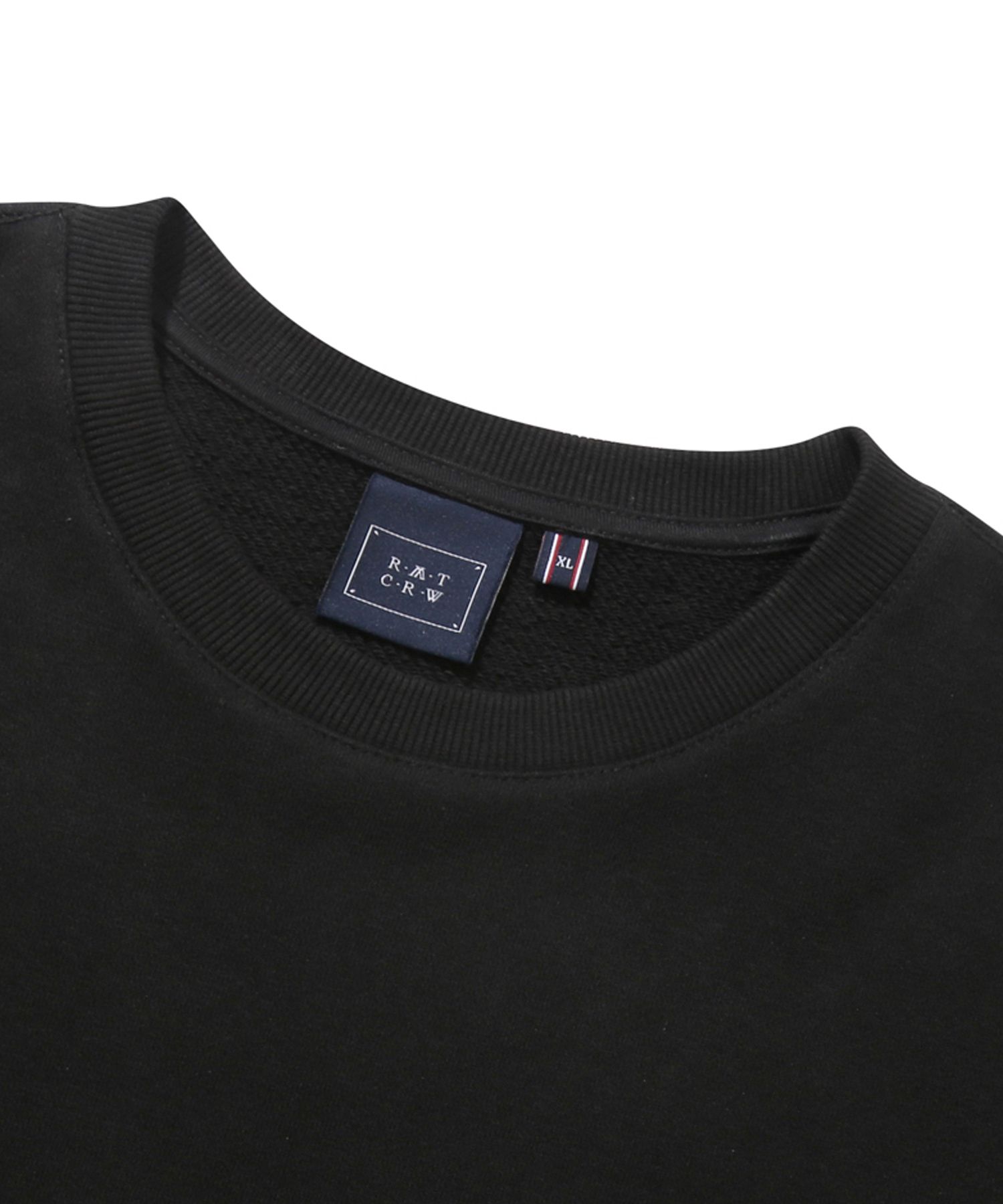 MUSINSA | ROMANTIC CROWN RMTCRW Label Sweatshirt_Black