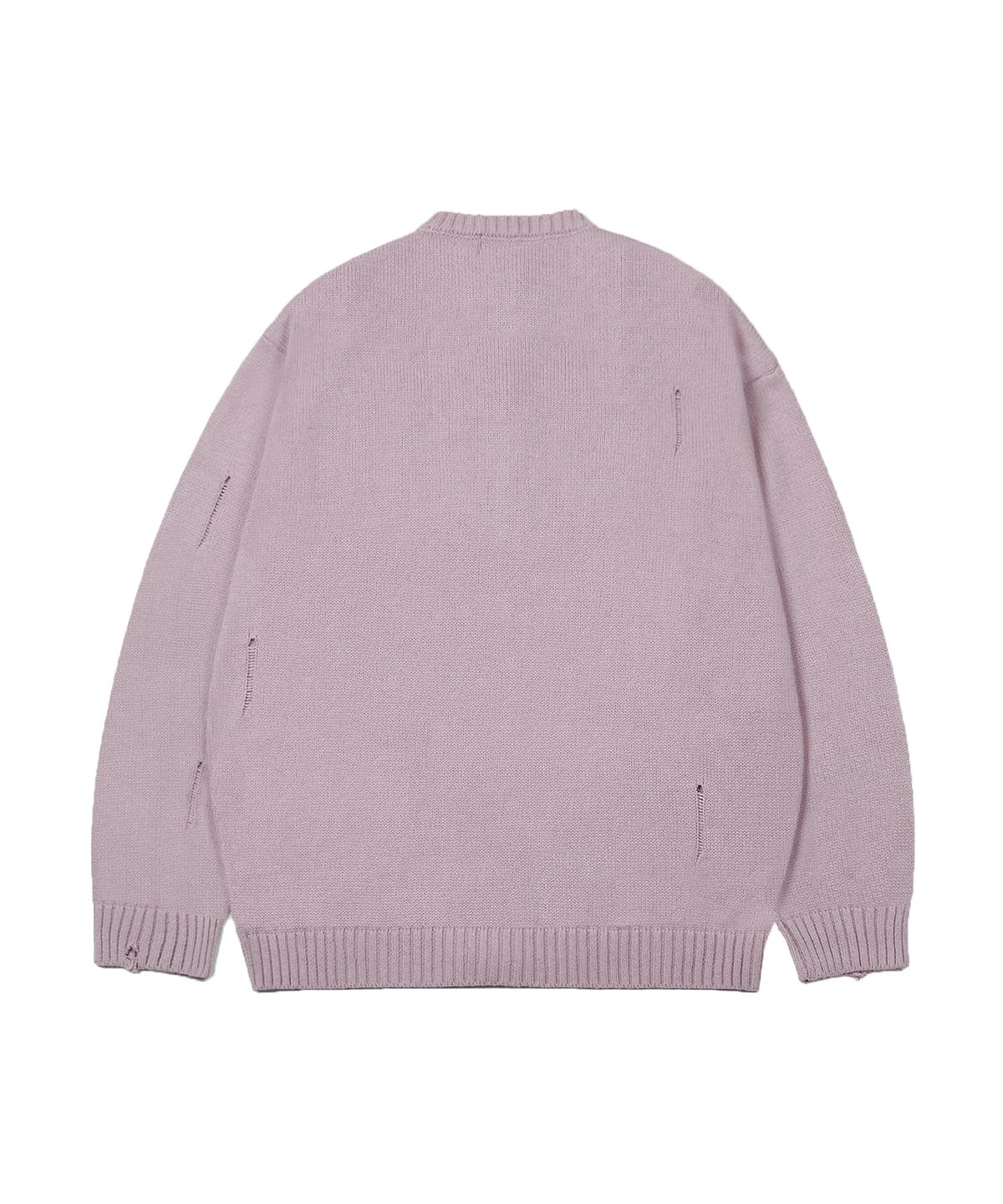 엑스톤즈(XTONZ) XTK037 보운 니트 집업 (VINTAGE PINK)