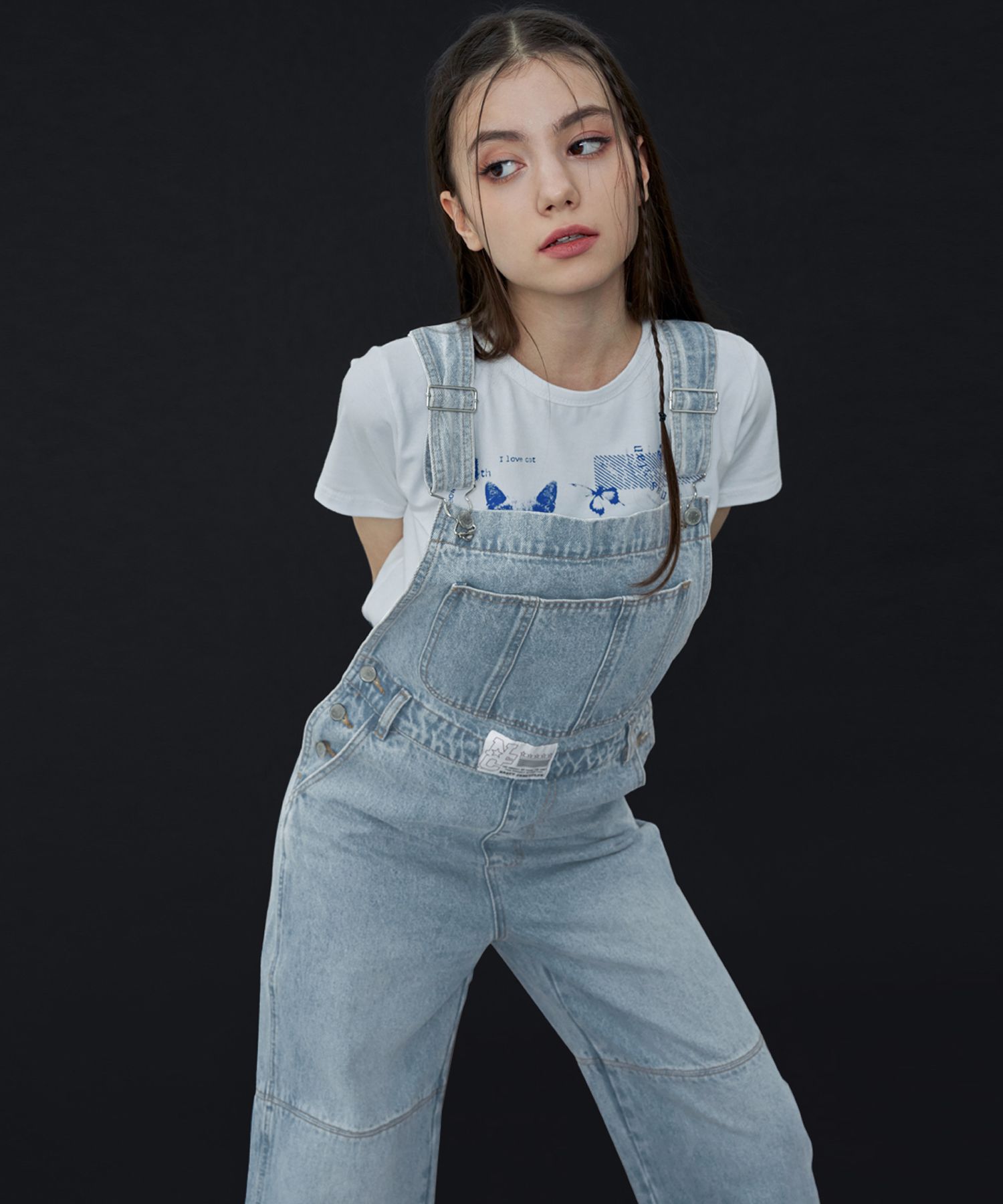 【FANCY CLUB】★送料・関税込★人気★YOUTH DENIM OVERALL ☆IVE レイ 着用！！【NASTY FANCY CLUB】[NF] YOUTH DENIM