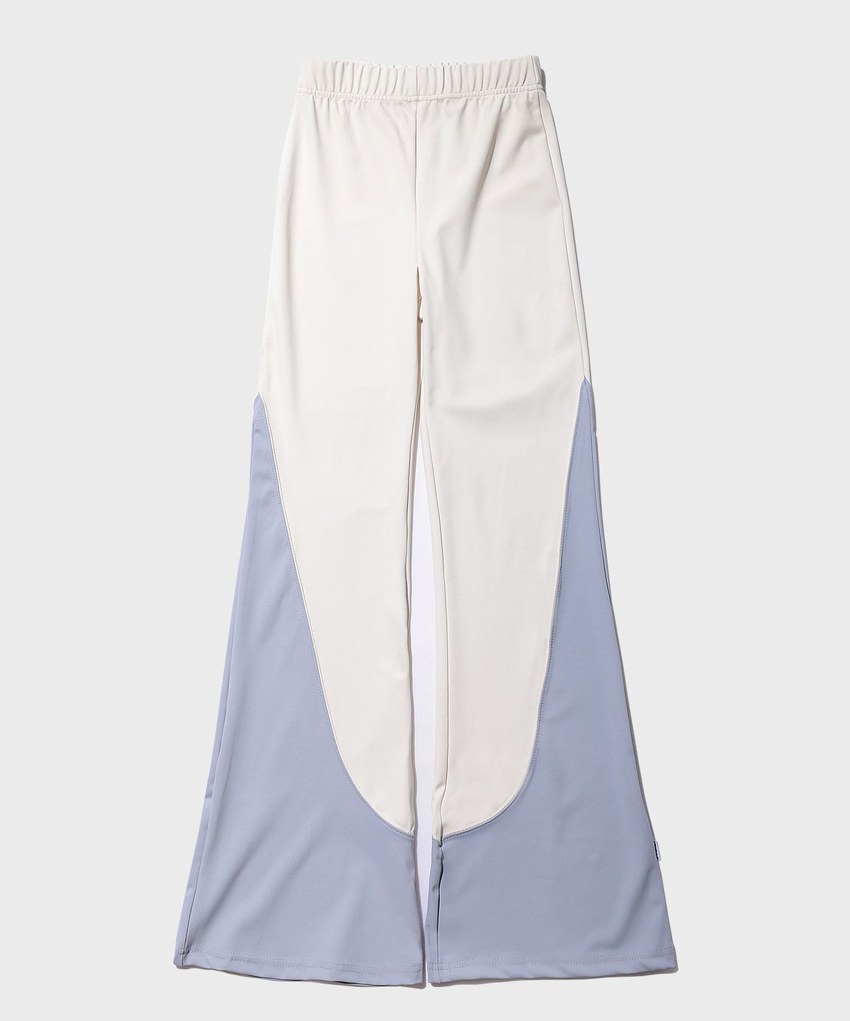 피스메이커(PIECE MAKER) TRACK JERSEY BOOT PANTS (OFF WHITE)