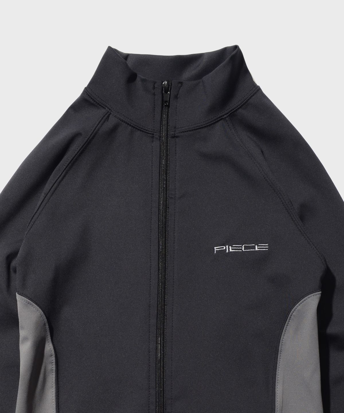 피스메이커(PIECE MAKER) PIECE TEAM TRACK CROP JACKET (BLACK)