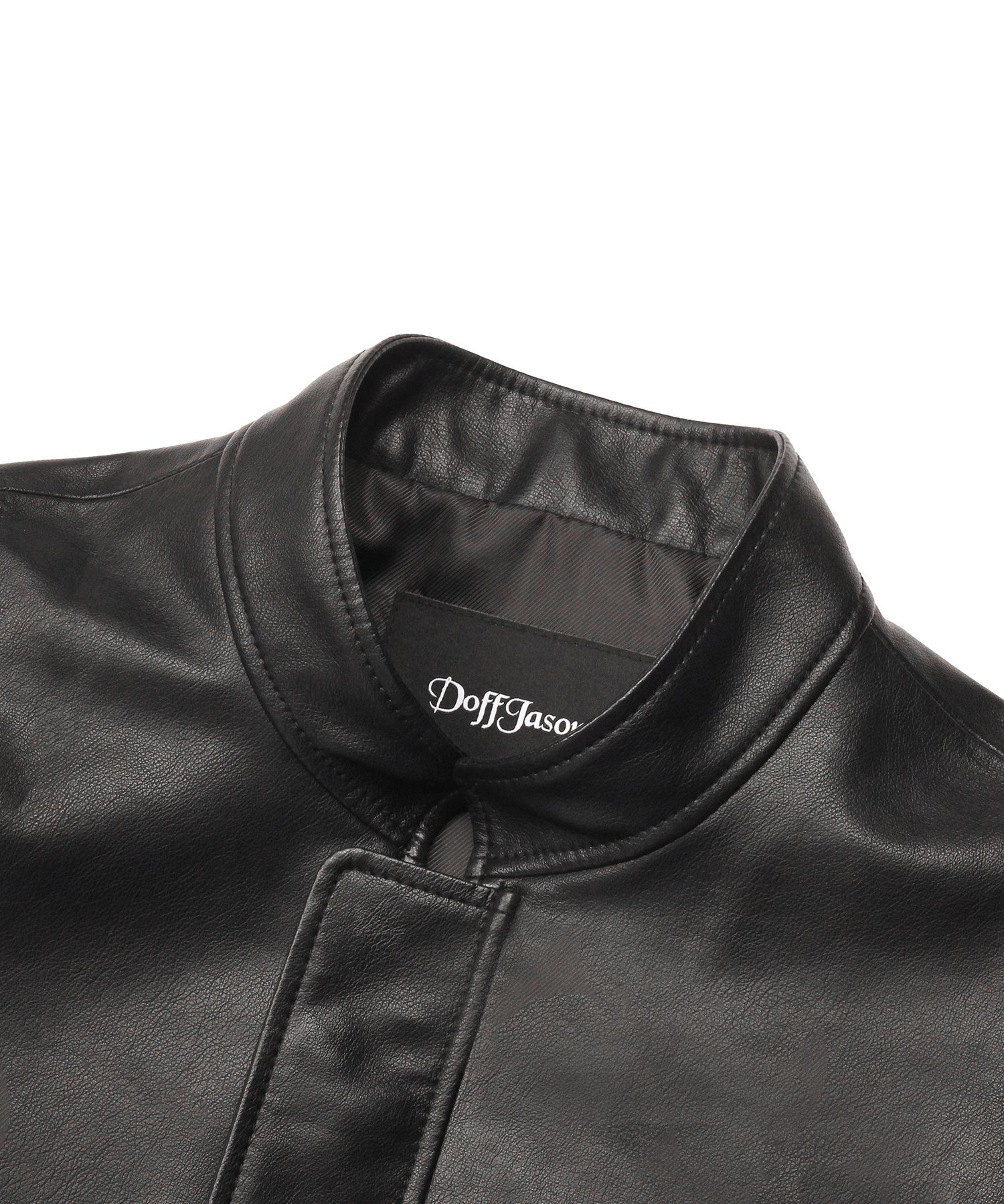 MUSINSA公式 | DOFFJASON Vegan Leather Shield Jacket