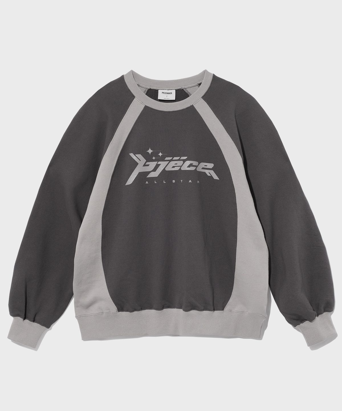피스메이커(PIECE MAKER) PIECE ALLSTAR SWEATSHIRTS(CHARCOAL)