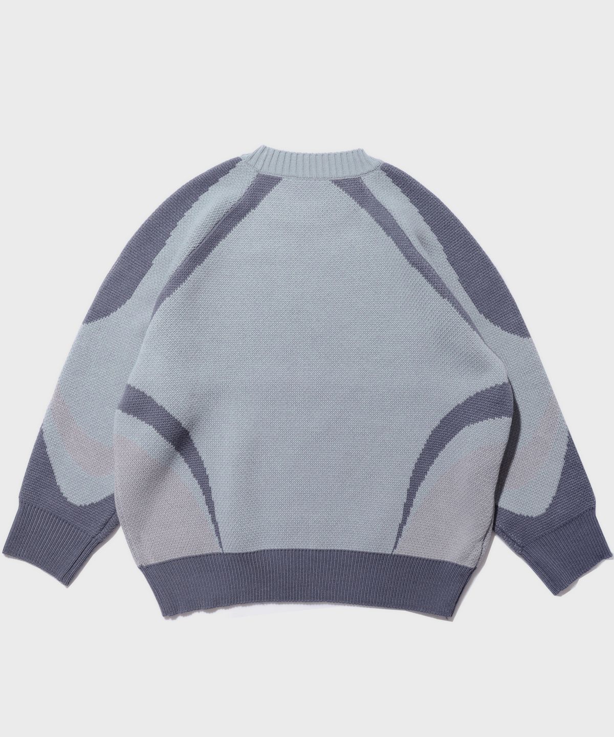 피스메이커(PIECE MAKER) PIECE RACING KNIT SWEATER (GREY)