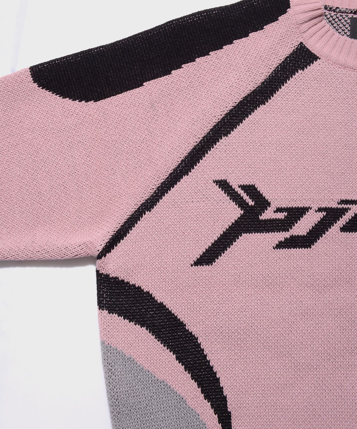 피스메이커(PIECE MAKER) PIECE RACING KNIT SWEATER (PINK)