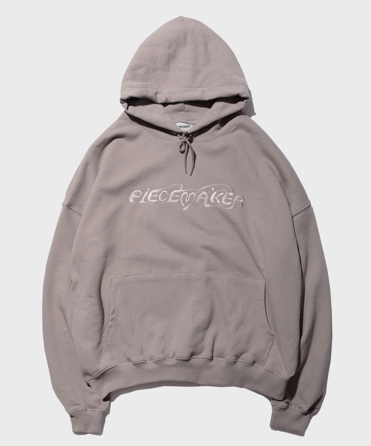 피스메이커(PIECE MAKER) ETHNIC LOGO HOODIE (GREY)