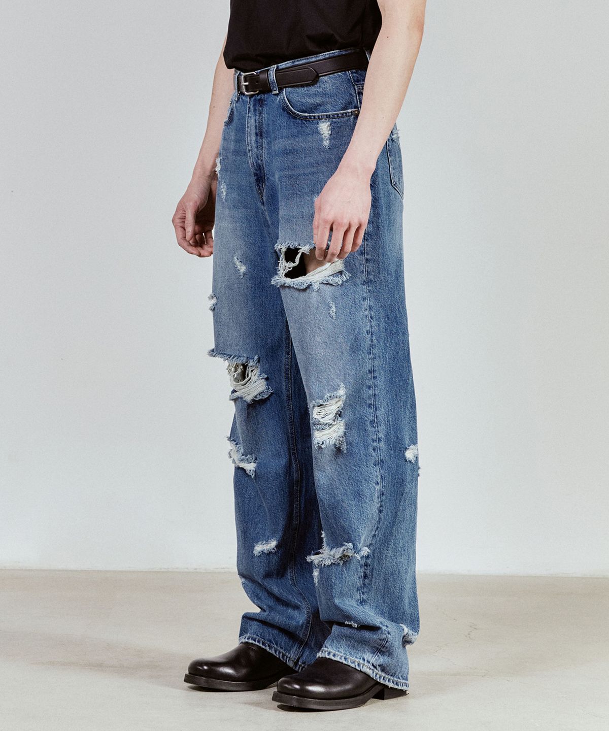 브랜디드(BRANDED) 51051 KURABO CYCLONE JEANS [LONG EXTRA WIDE STRAIGHT]