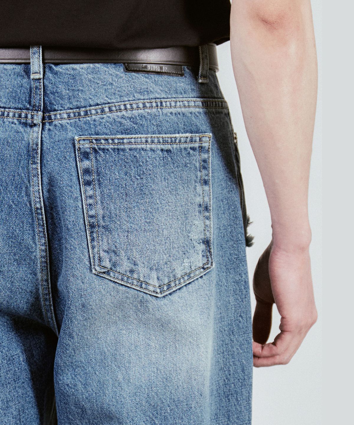 브랜디드(BRANDED) 51051 KURABO CYCLONE JEANS [LONG EXTRA WIDE STRAIGHT]