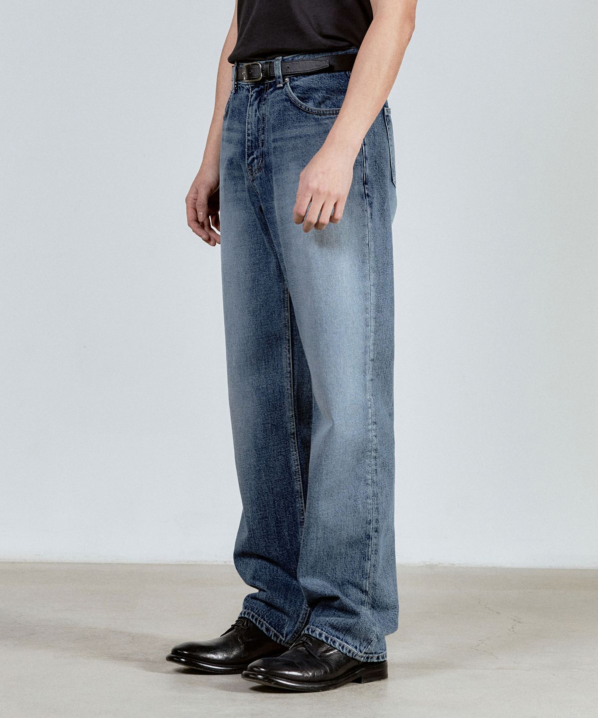 브랜디드(BRANDED) 51058 KURABO MILKY WAY JEANS [WIDE STRAIGHT]