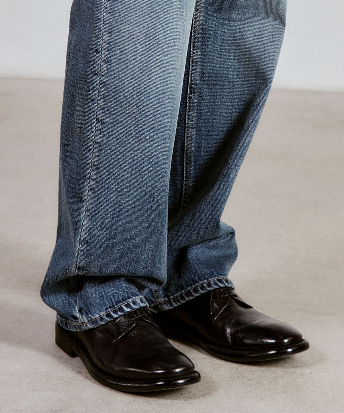브랜디드(BRANDED) 51058 KURABO MILKY WAY JEANS [WIDE STRAIGHT]