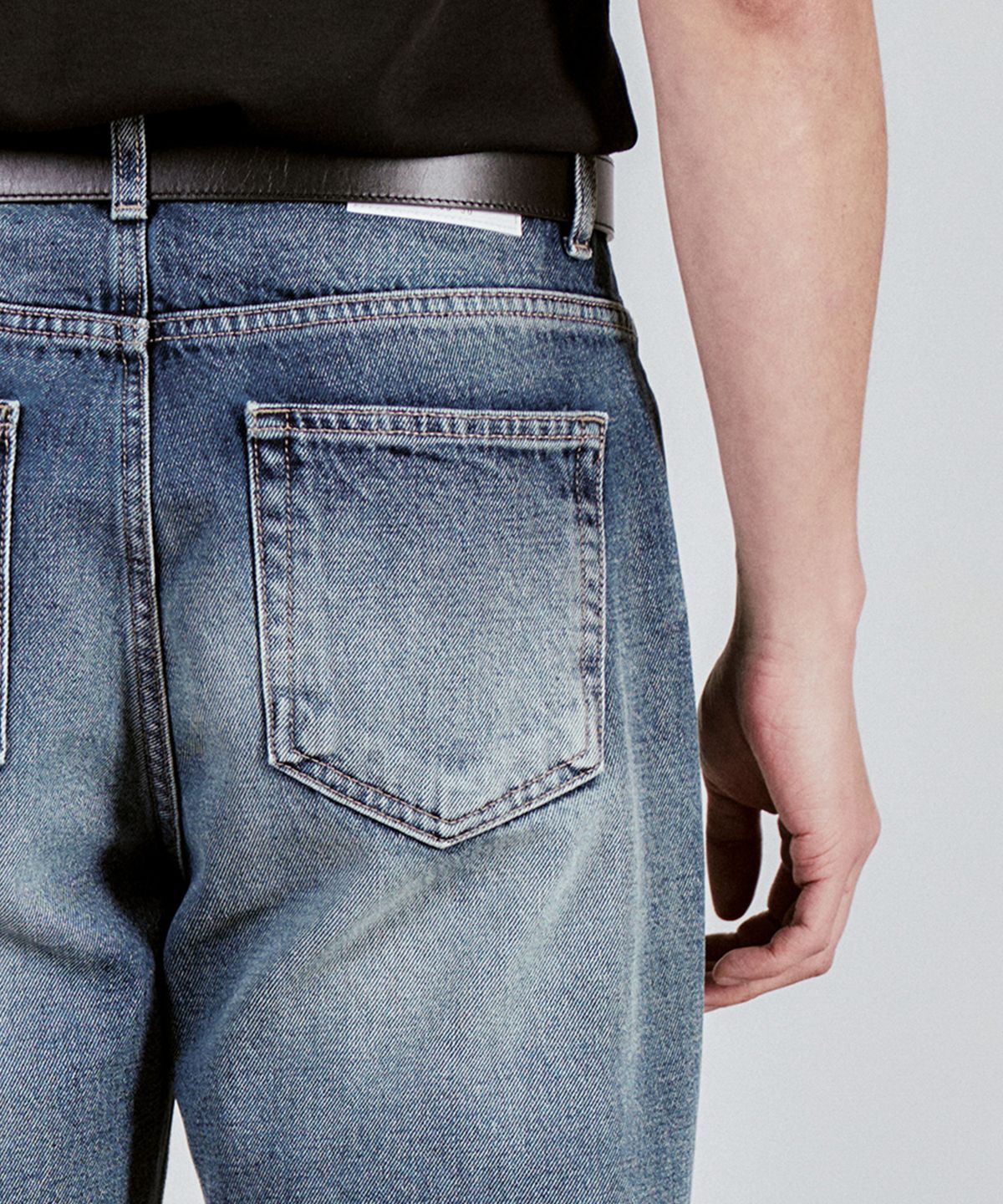 브랜디드(BRANDED) 51058 KURABO MILKY WAY JEANS [WIDE STRAIGHT]