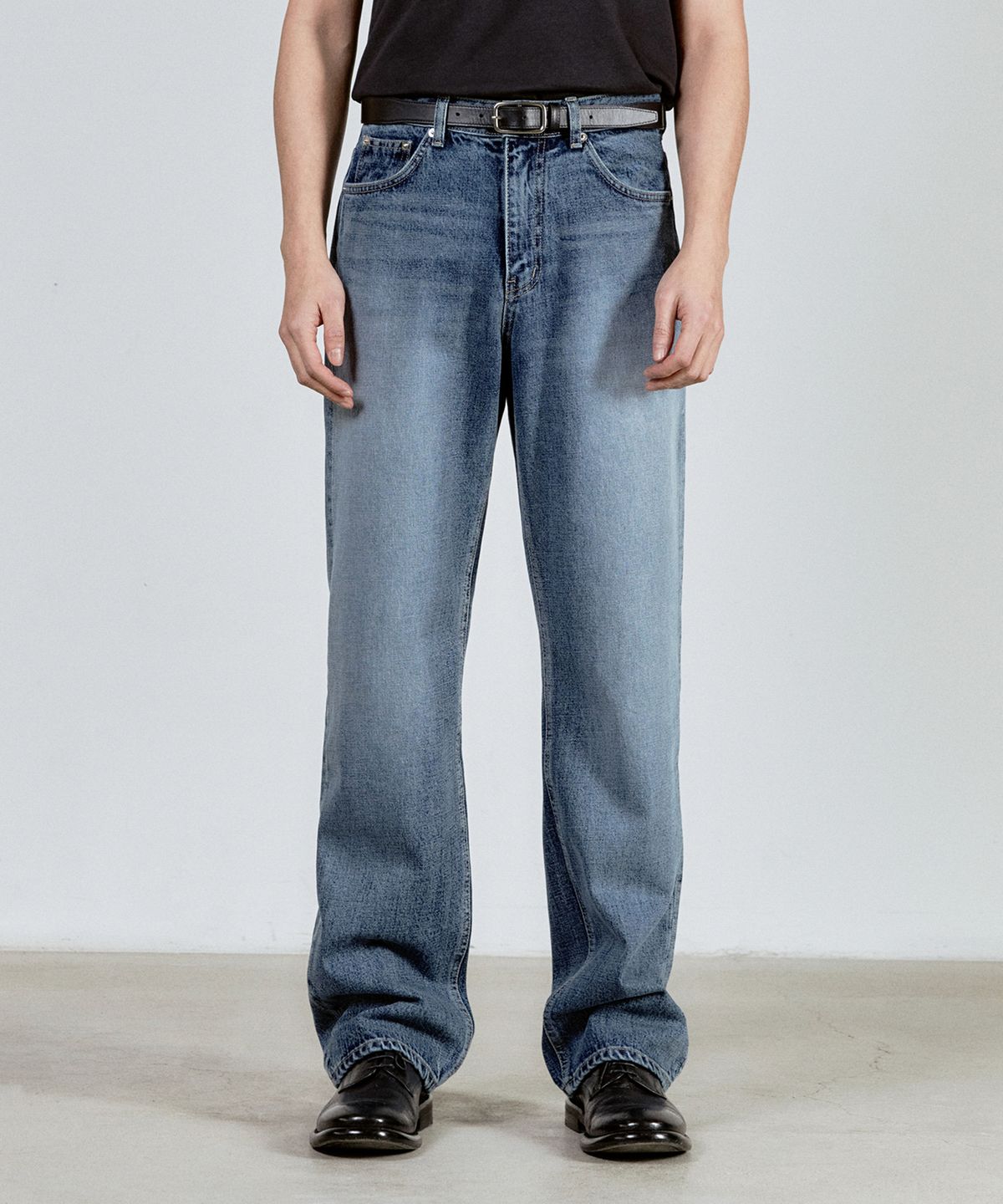 브랜디드(BRANDED) 51058 KURABO MILKY WAY JEANS [WIDE STRAIGHT]