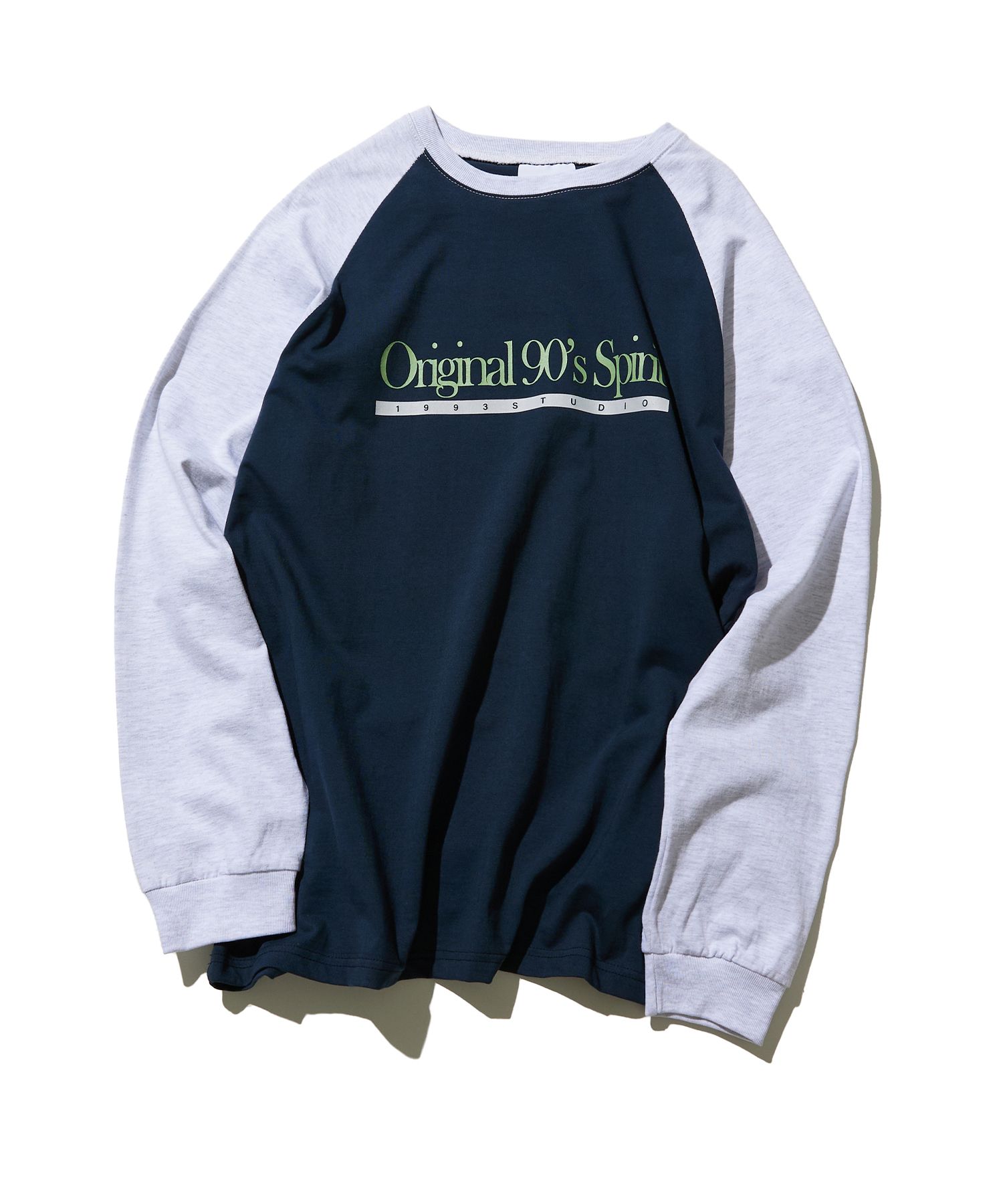 国内で当店のみ SANSLAWS - Creator Raglan Long-sleeve MUSINSA公式 | 1993STUDIO Original Raglan Long Sleeve_Navy