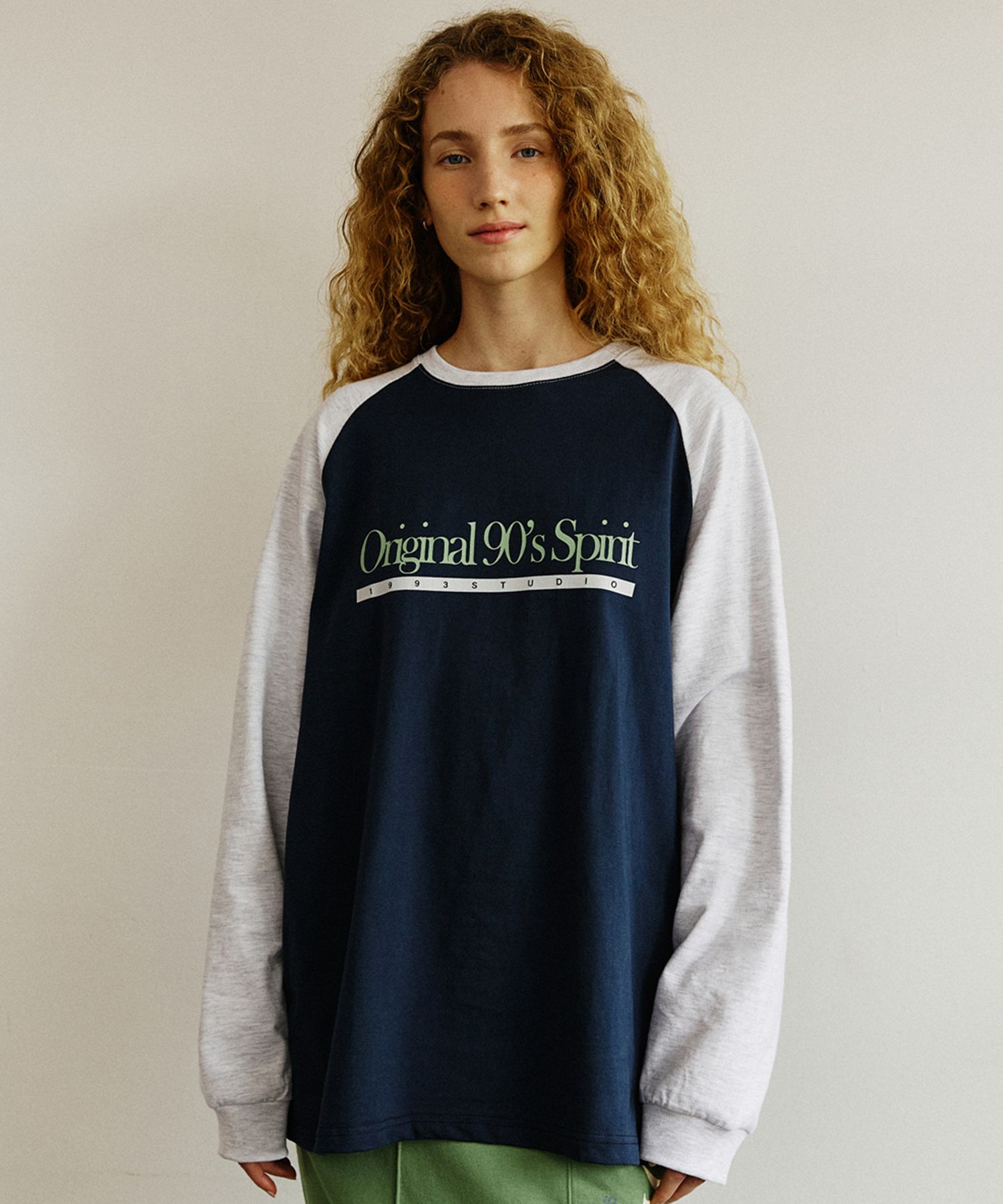 【1993studio】22SS★ Original Raglan Long Sleeve MUSINSA | 1993STUDIO Original Raglan Long Sleeve_Navy