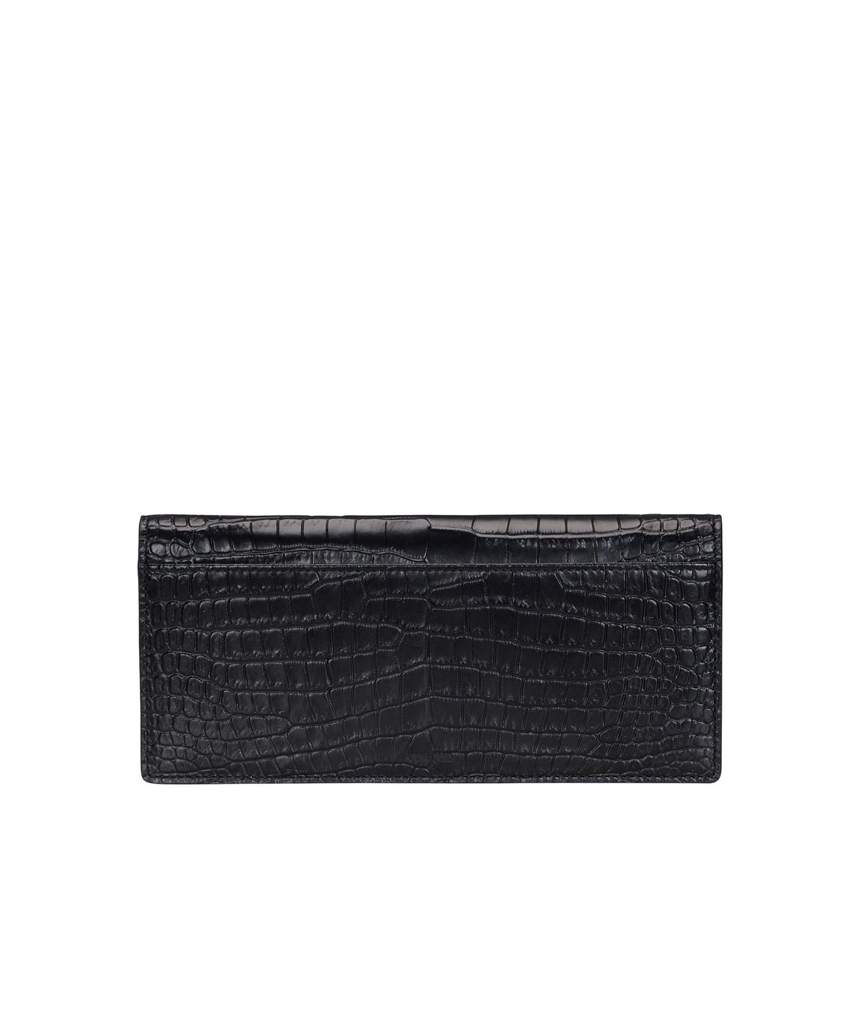 분크(VUNQUE) Occam V Long Wallet Croco (오캄 V 장지갑) Black
