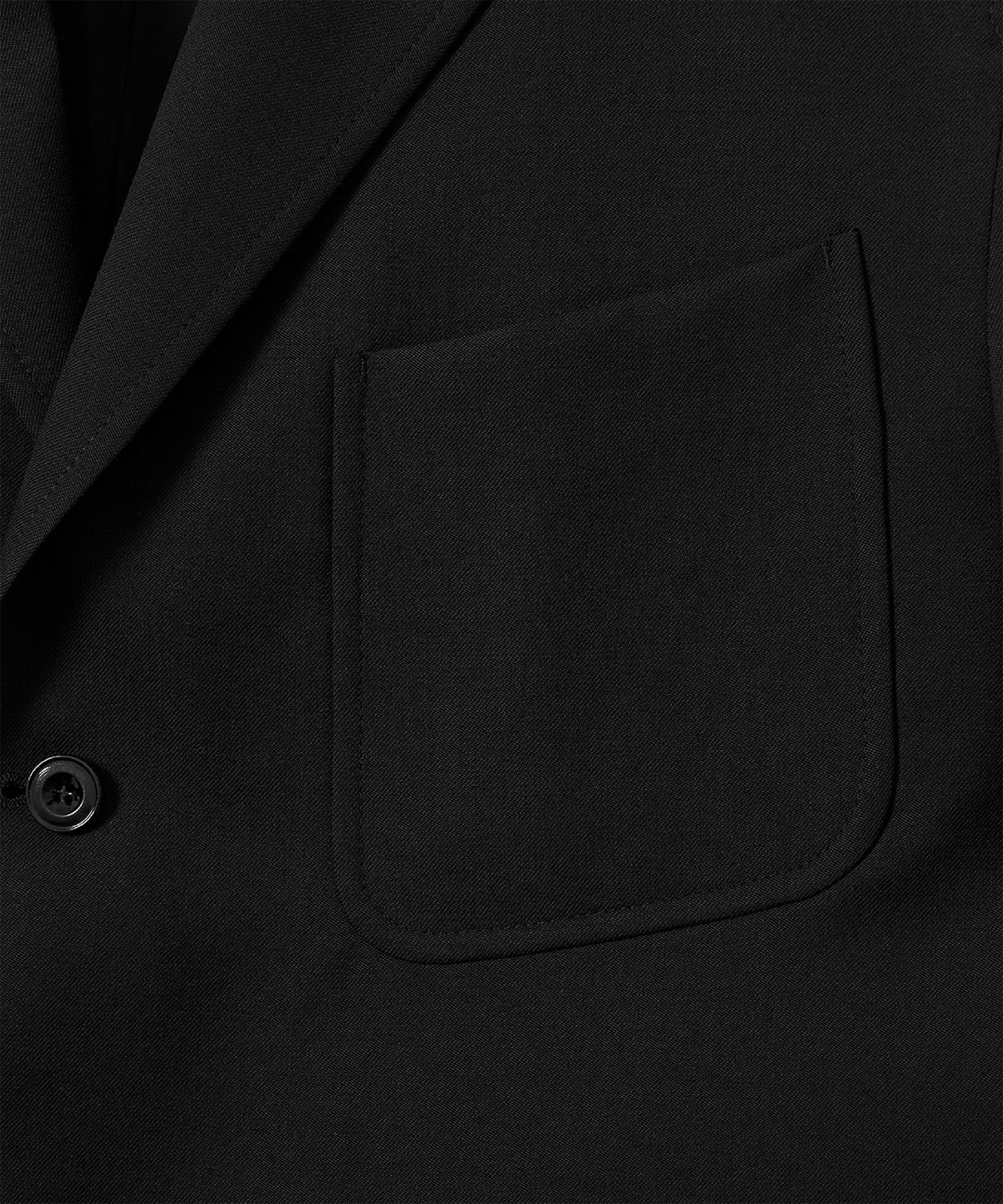 포터리(POTTERY) Fine Wool Sports Jacket Superior Wool 100s Washable Gabardine Cloth (Black)