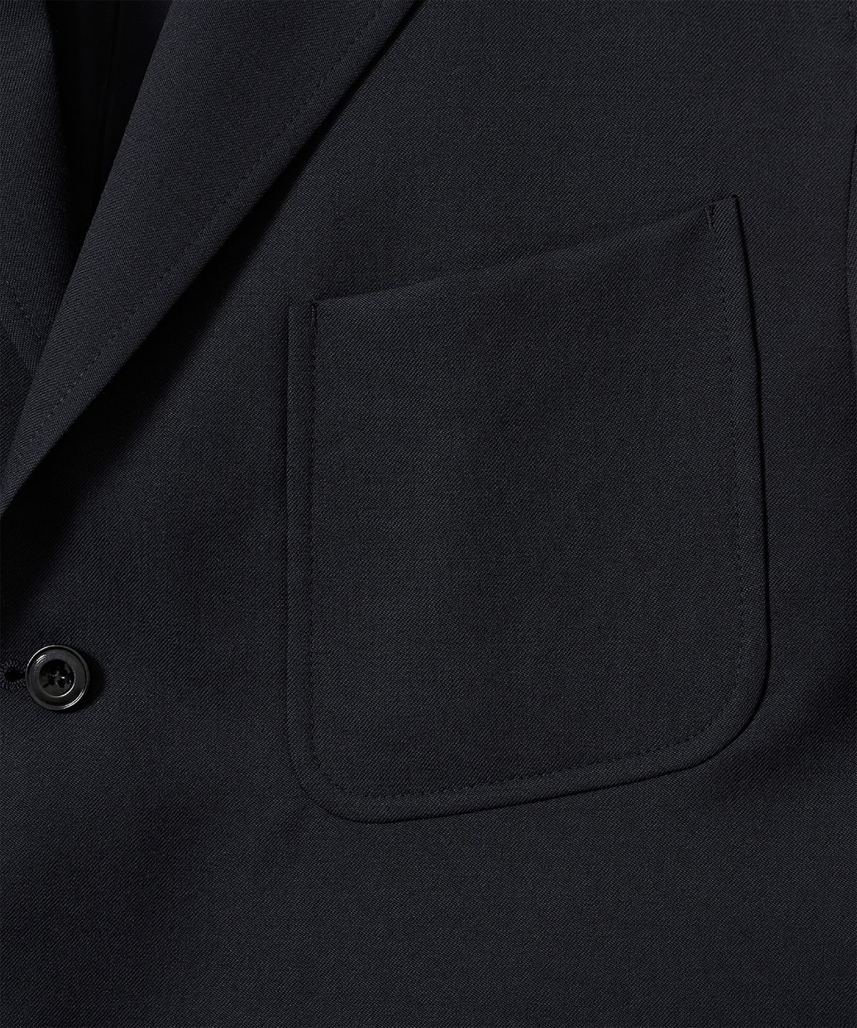 포터리(POTTERY) Fine Wool Sports Jacket Superior Wool 100s Washable Gabardine Cloth (Dark Navy)