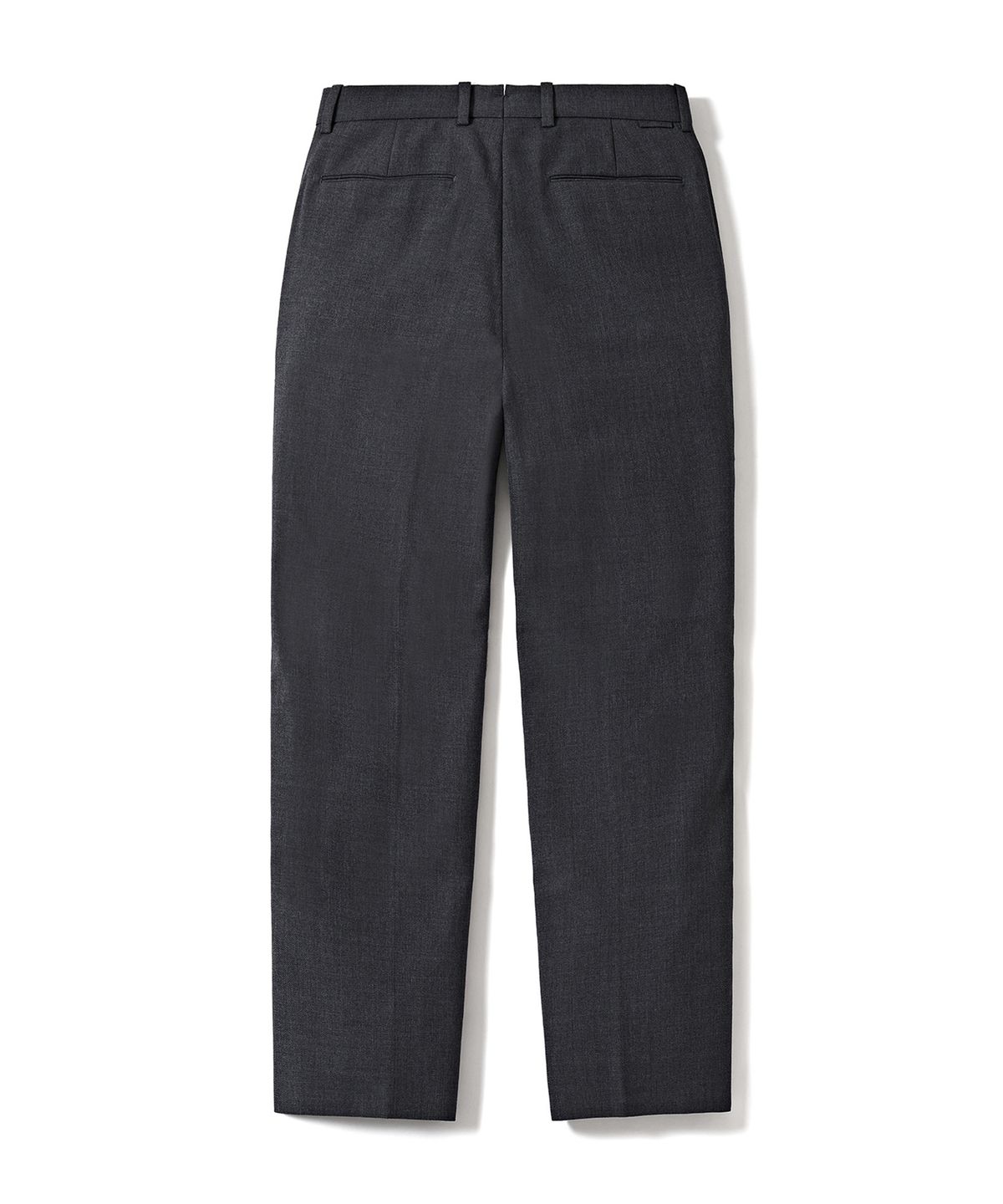 포터리(POTTERY) Wool Tapered Pants British Hard Wool Gabardine Cloth (Navy)